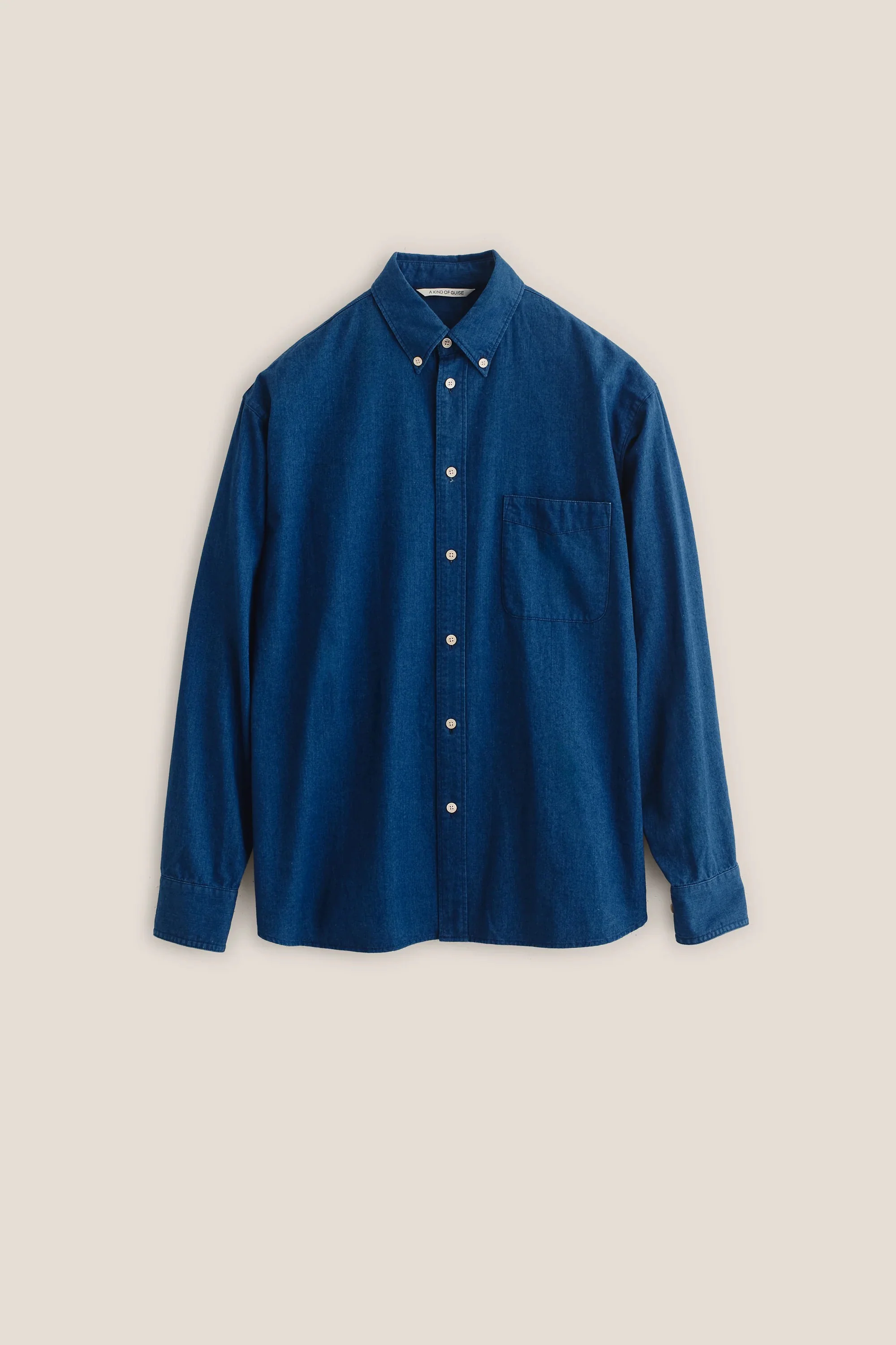 Banita Button Down Shirt Soft Indigo - Image 6