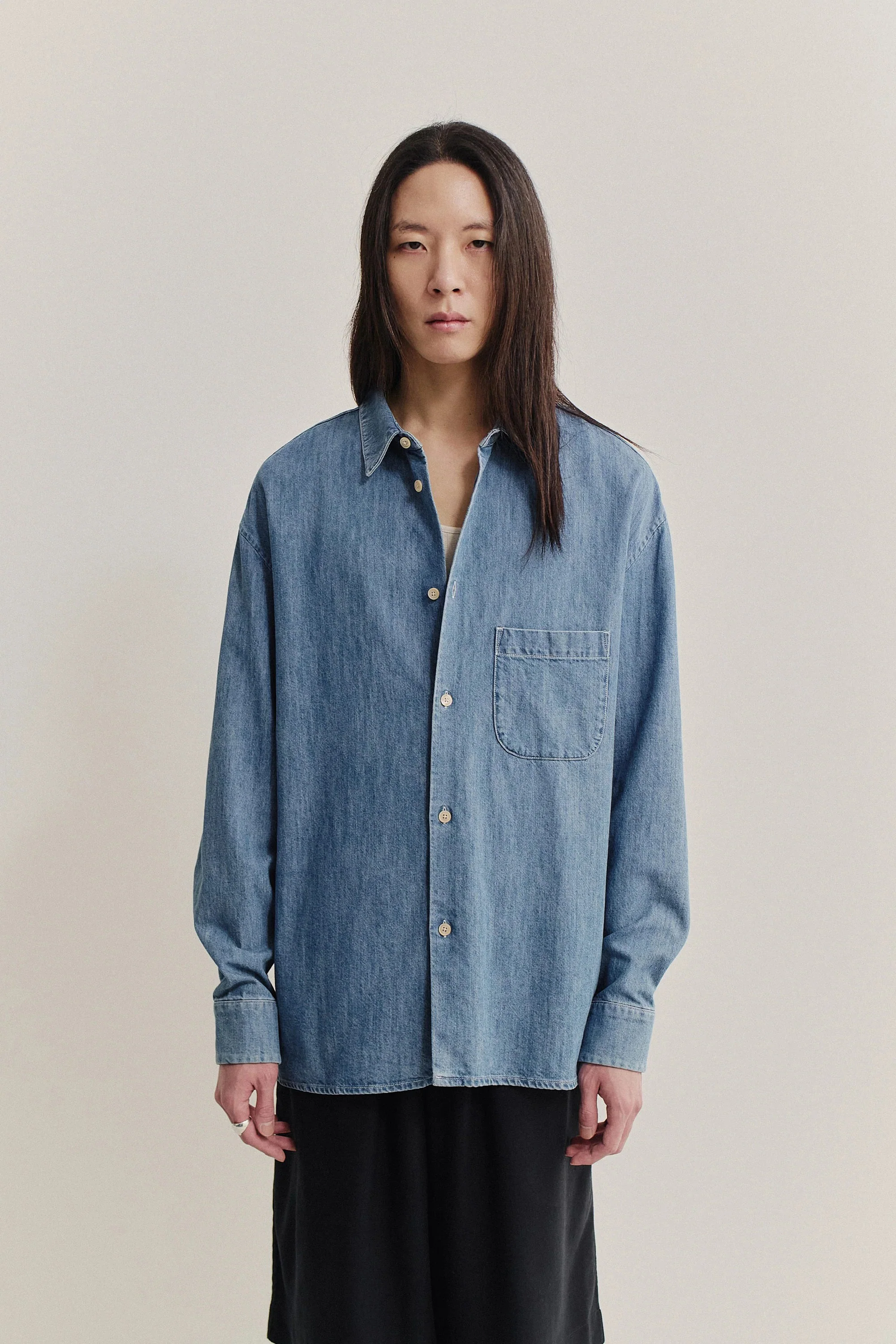 Gusto Shirt Washed Indigo - Image 2
