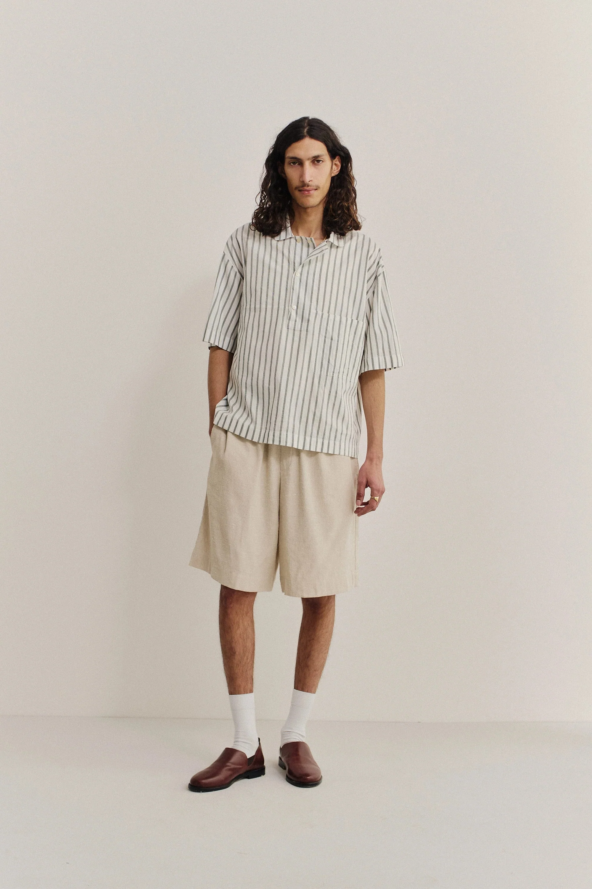 Taita Shirt Aloe Stripe - Image 3