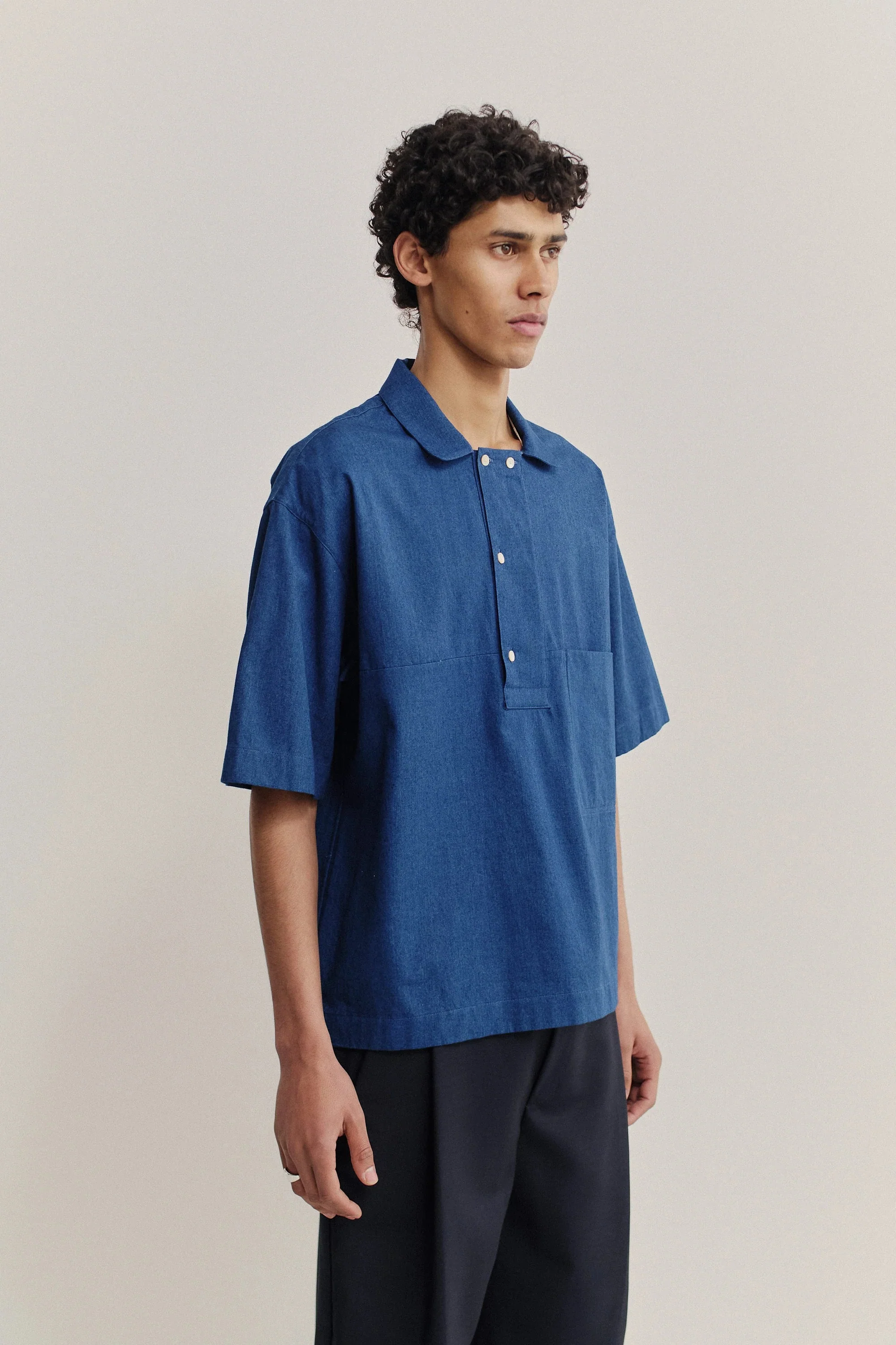 Taita Shirt Soft Indigo - Image 4