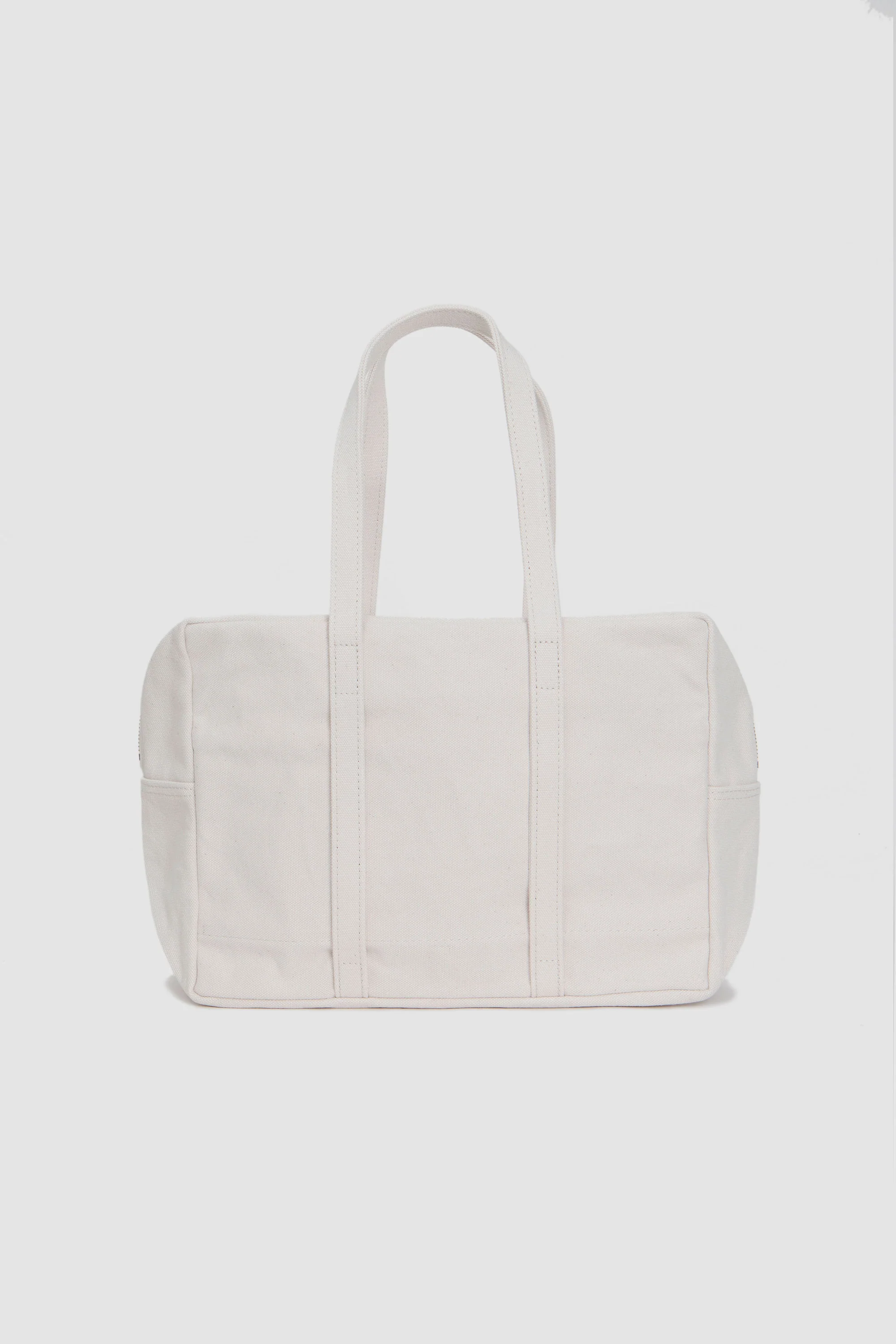 Boston Canvas Bag White S - Image 5