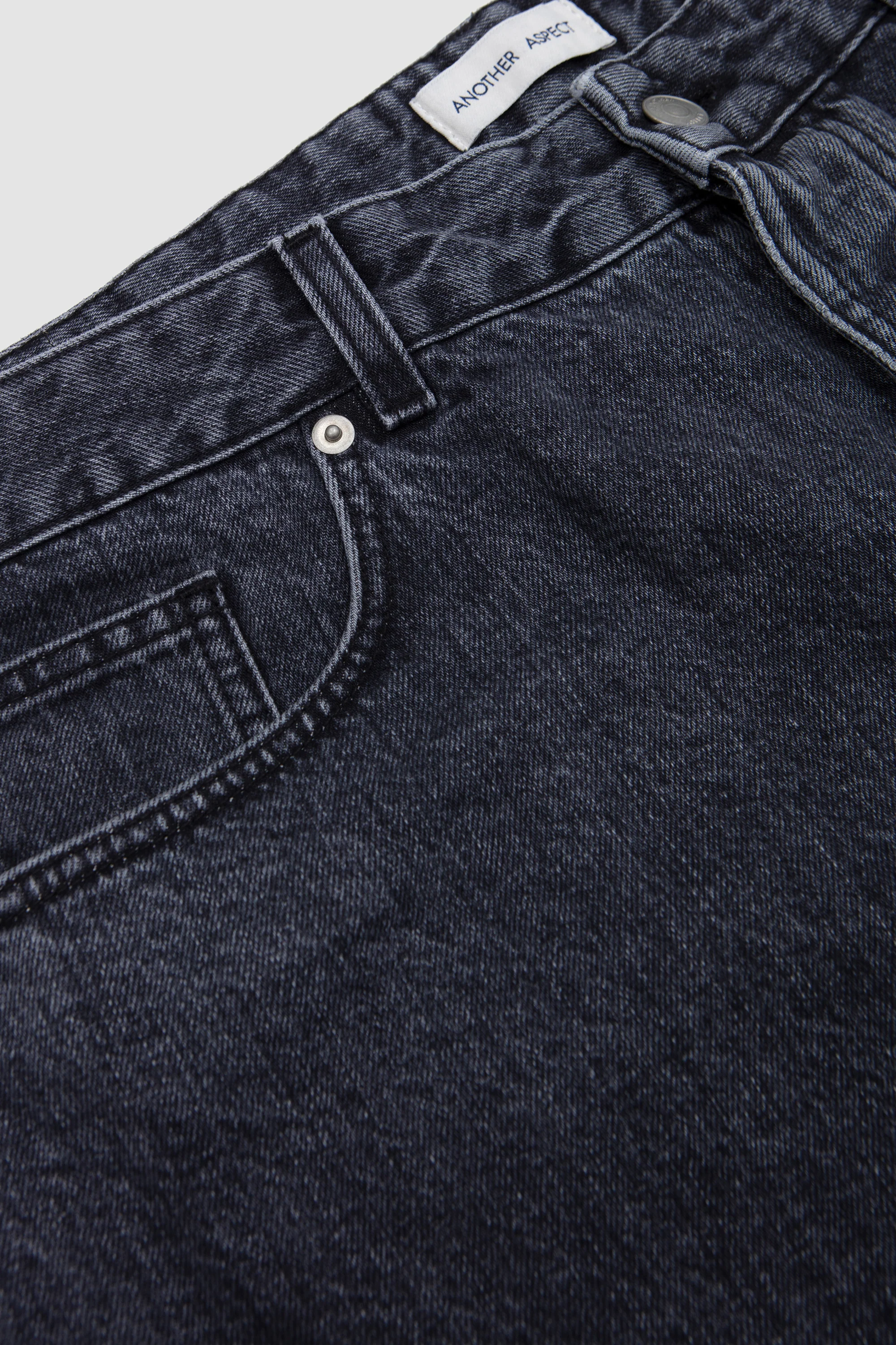 Another Denim Shorts 1.0 Faded Black - Image 3