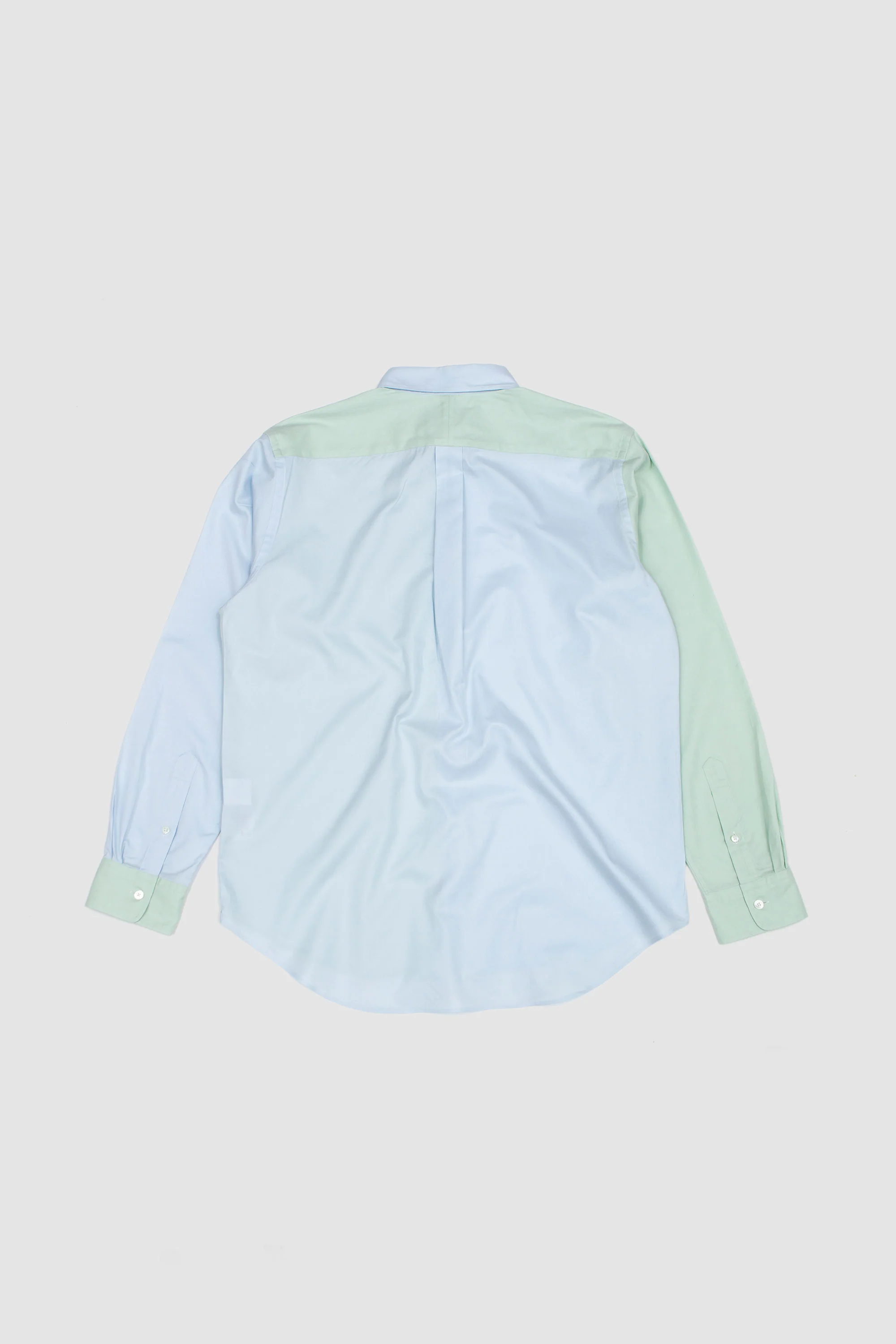 Finx Ox Chambray Shirt Pale Green x Blue - Image 5