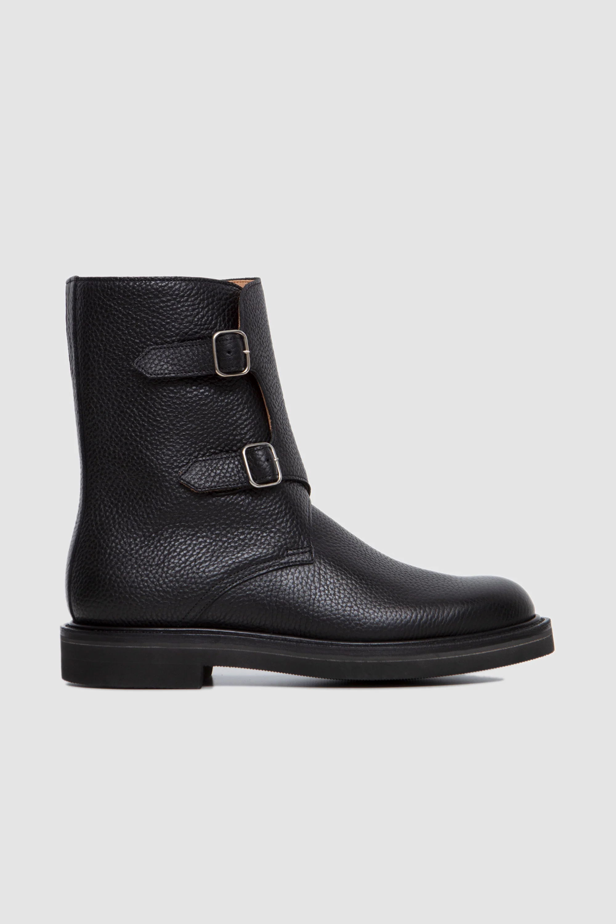 Leather Work Boots Black - Image 2