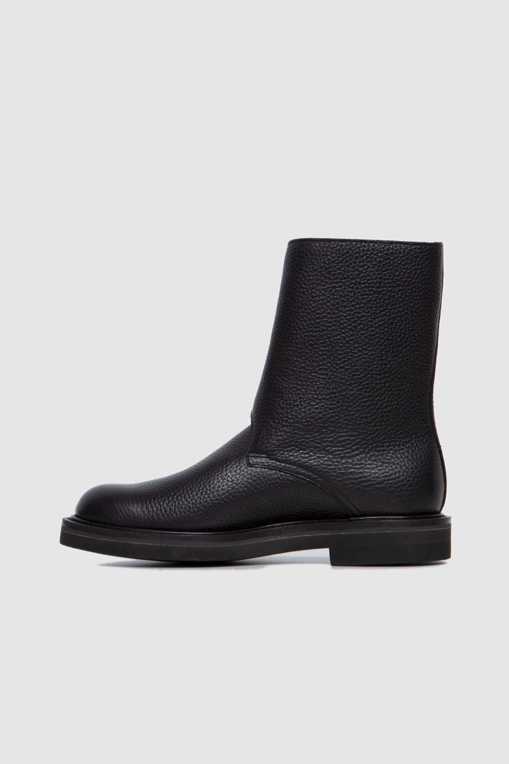 Leather Work Boots Black - Image 5