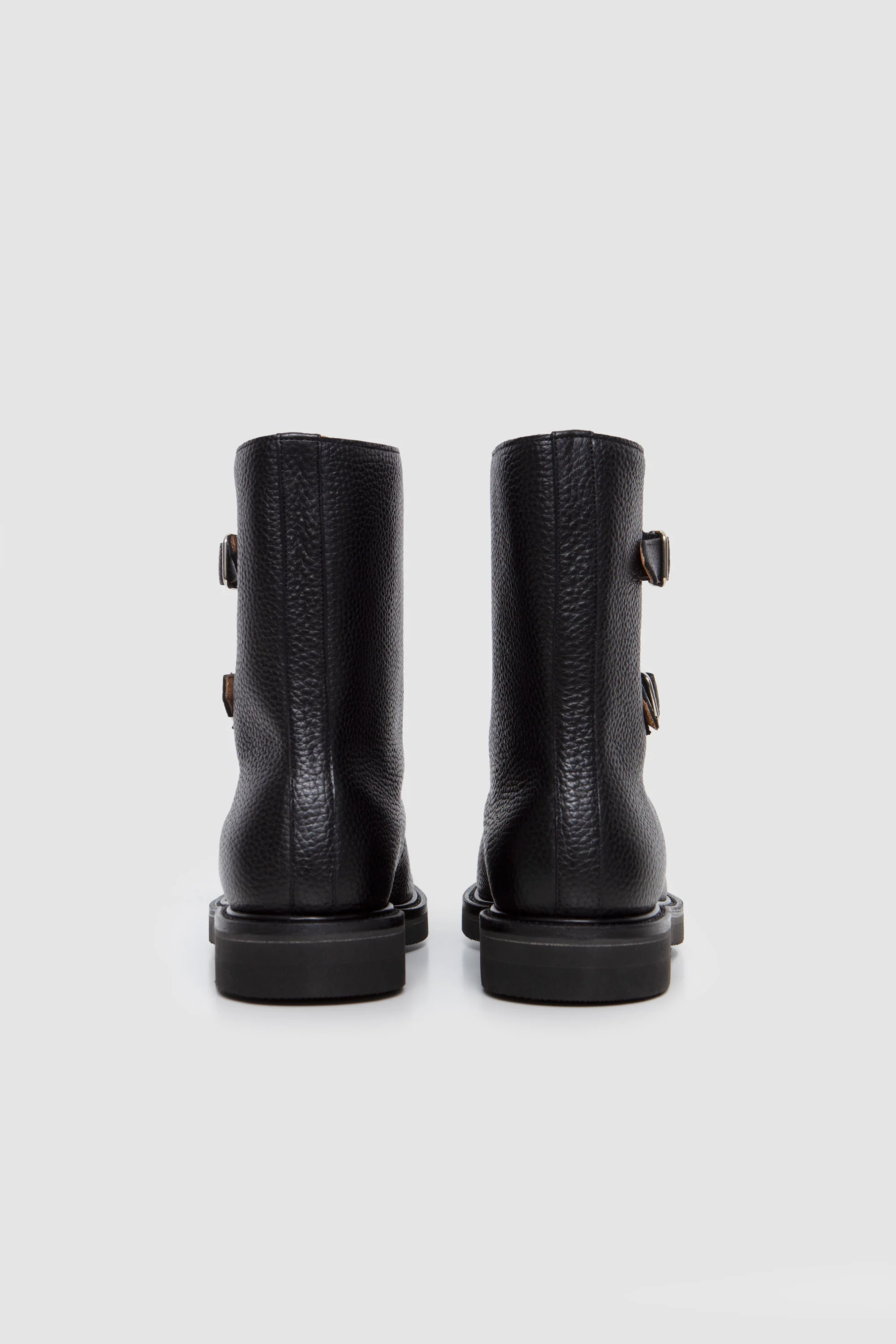 Leather Work Boots Black - Image 8