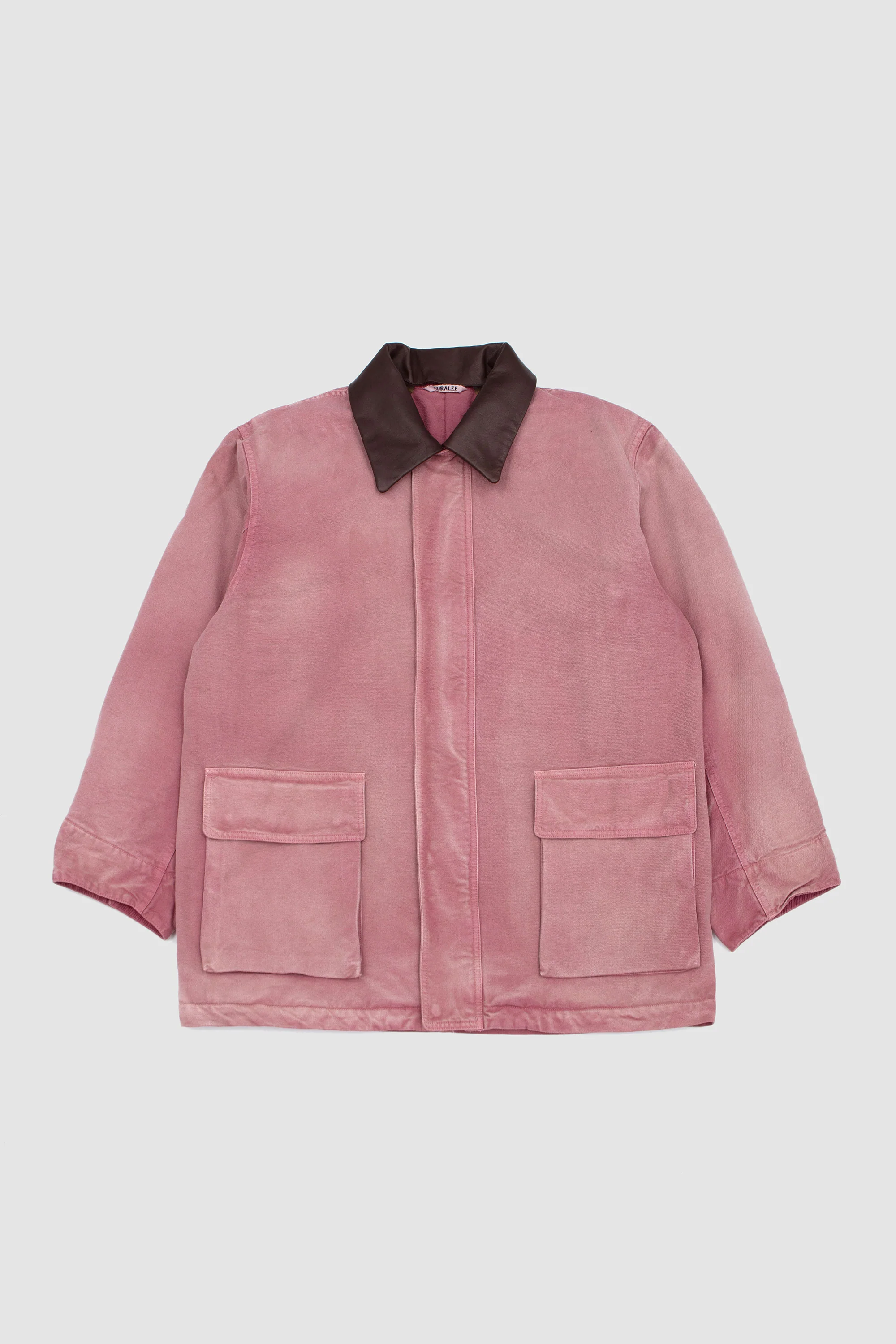 Product Dyed Cotton Duck Blouson Faded Burgundy - Image 2