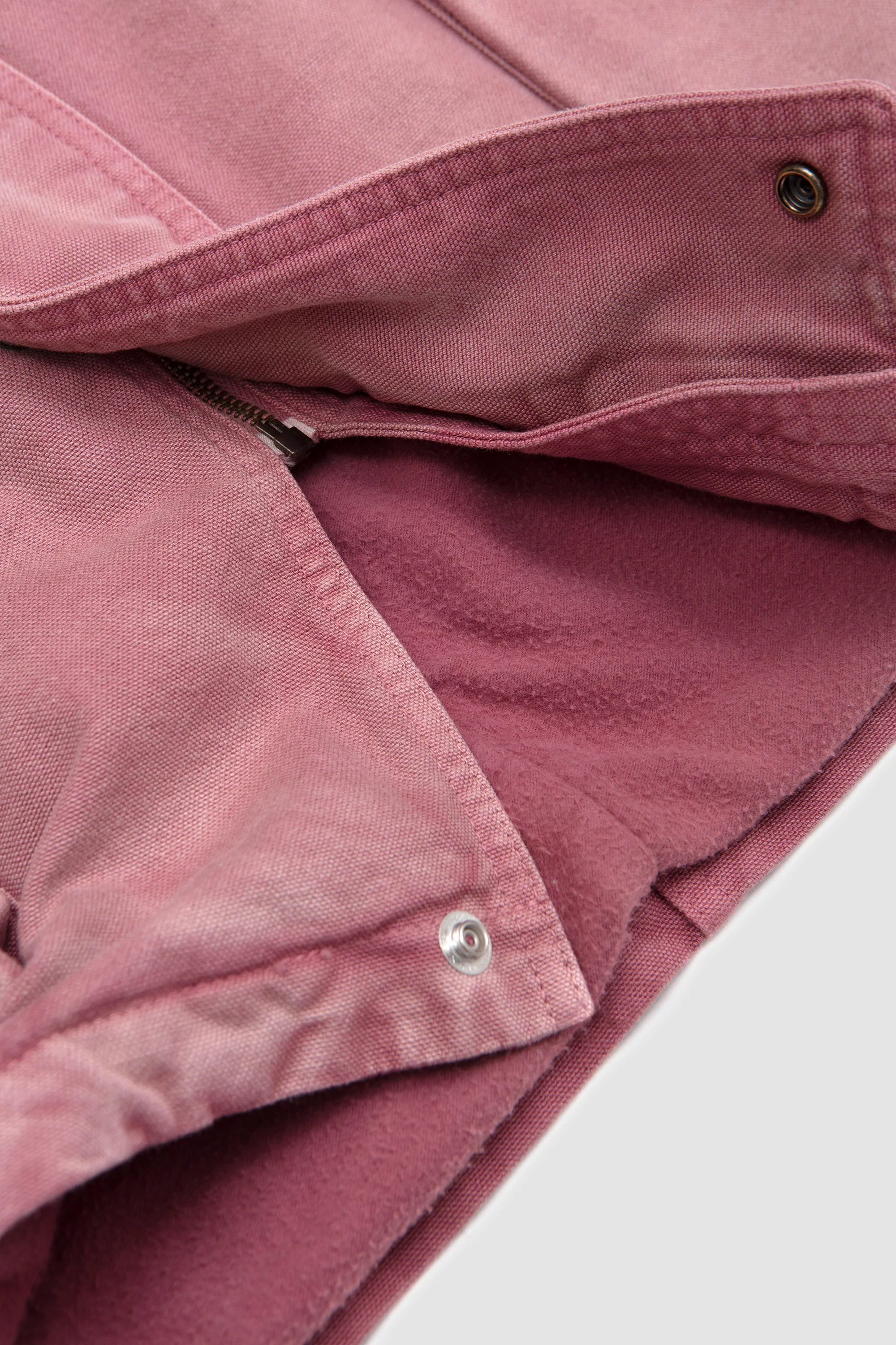 Product Dyed Cotton Duck Blouson Faded Burgundy - Image 4
