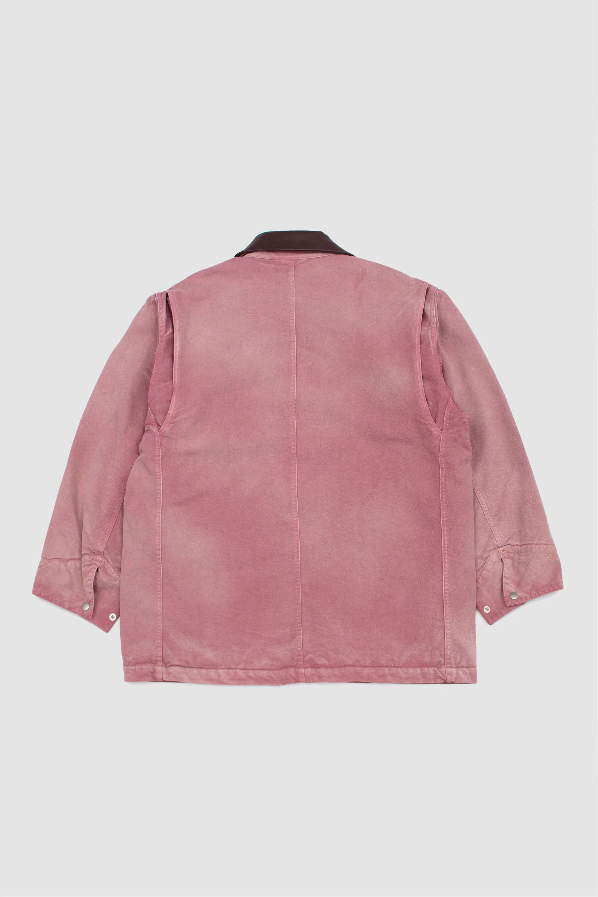 Product Dyed Cotton Duck Blouson Faded Burgundy - Image 5