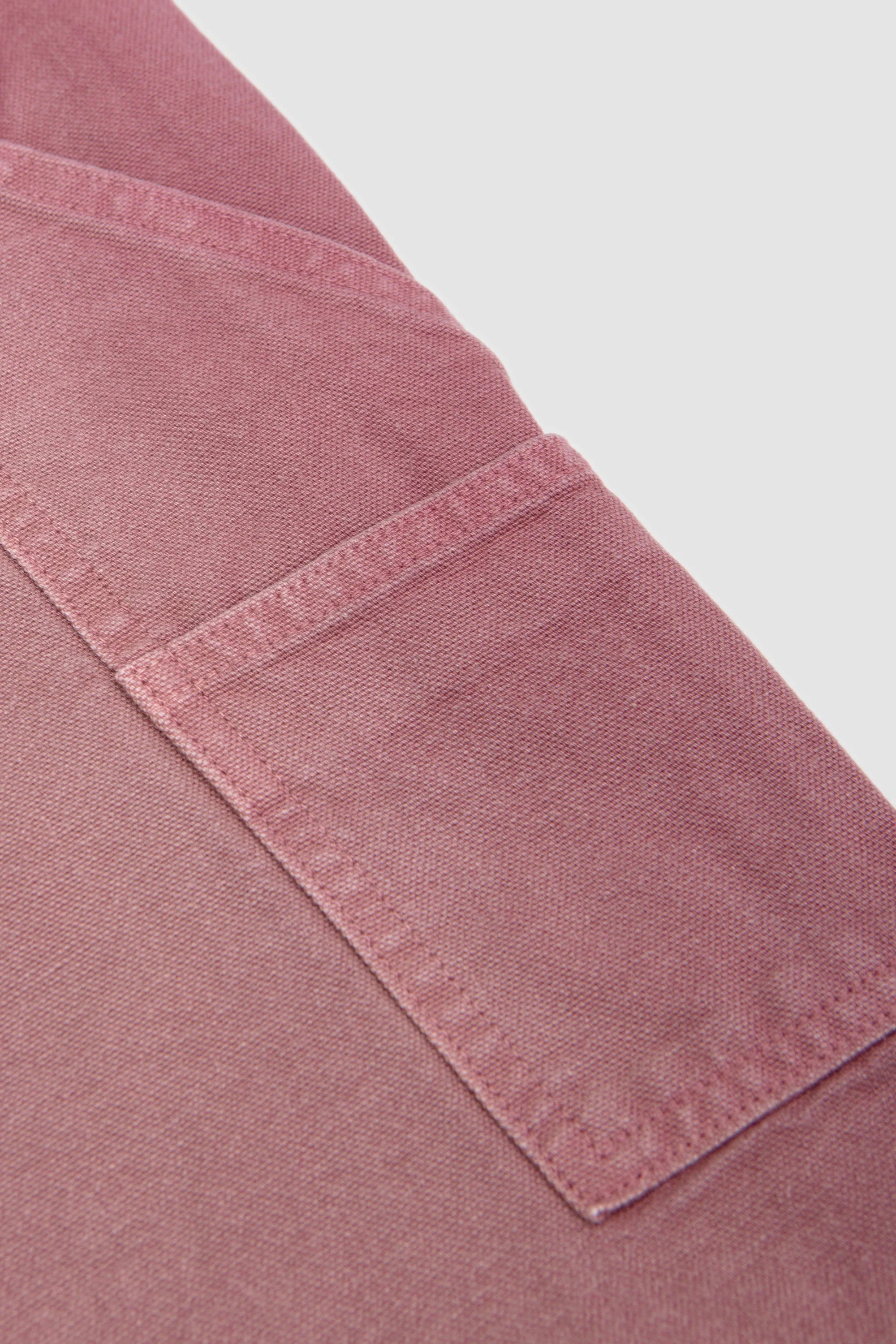 Product Dyed Organic Cotton Duck Painter Pants Faded Burgundy - Image 4