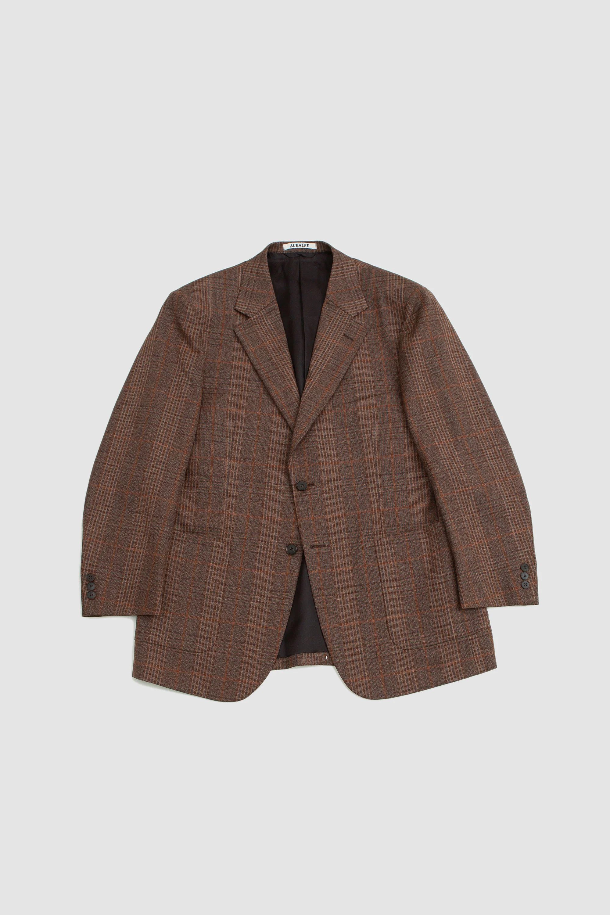 Bluefaced Wool Check Jacket Brown - Image 2
