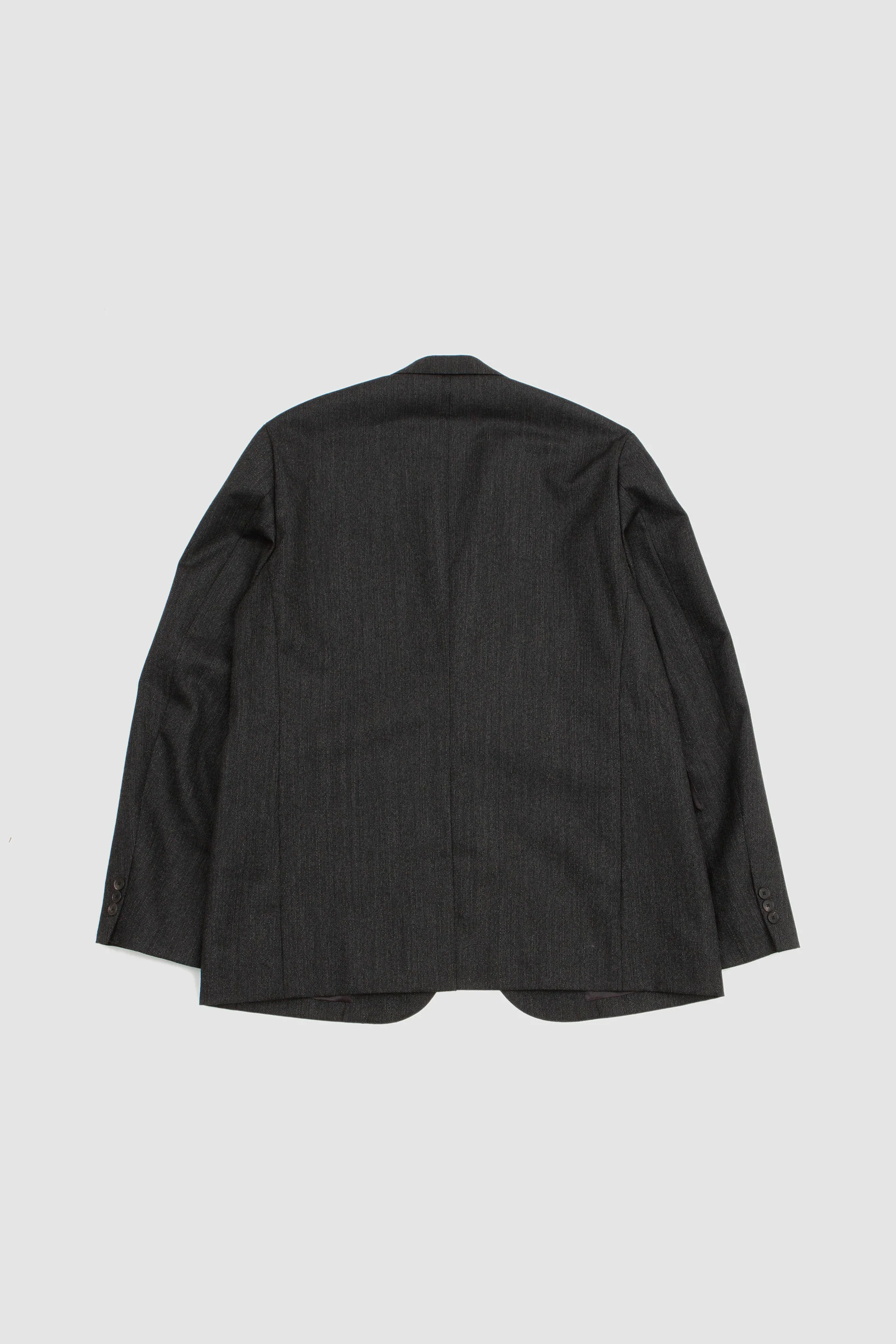 Bluefaced Wool Dobby Over Jacket Charcoal - Image 5