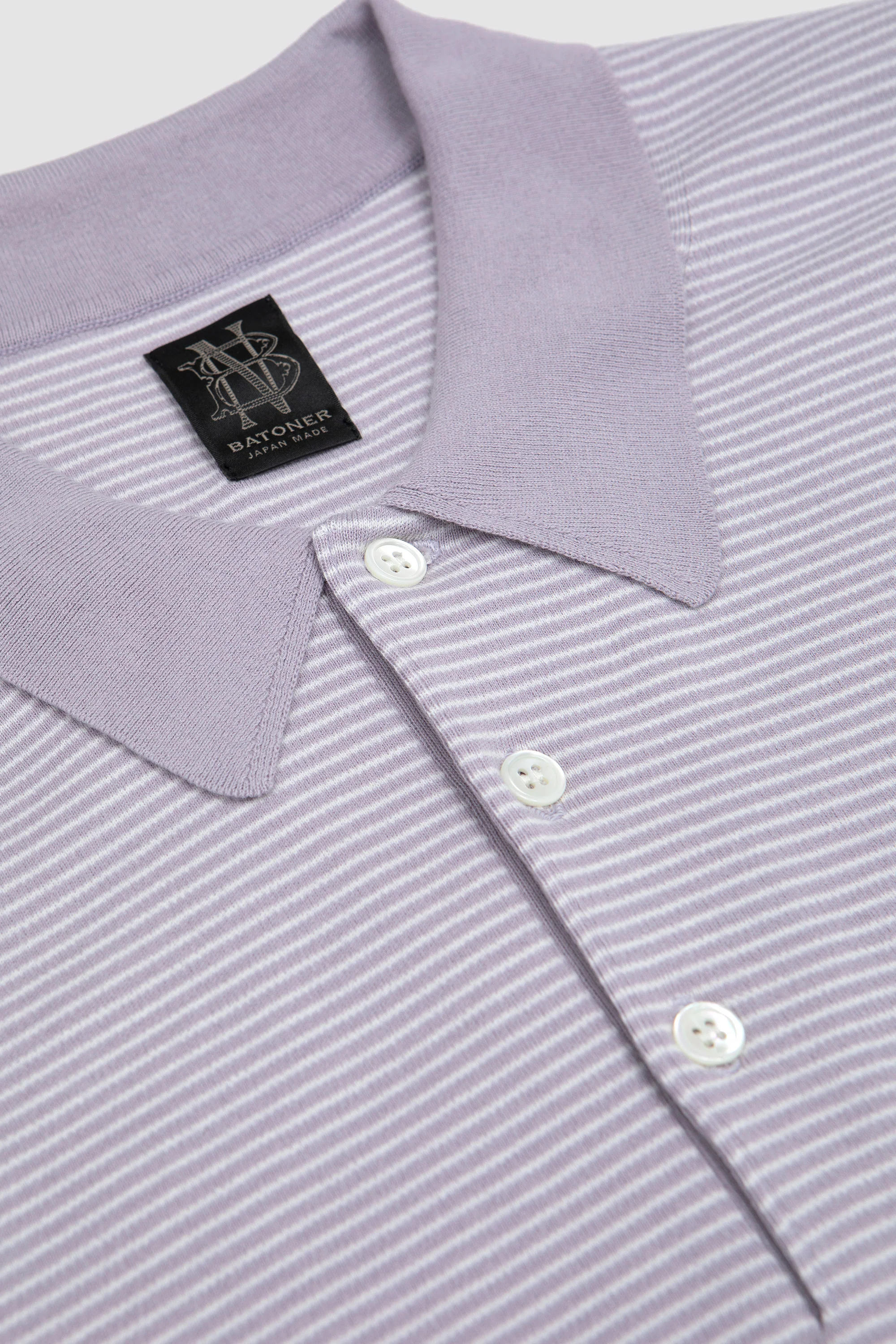 32G Smooth Polo (Essential) Purple/ White - Image 3