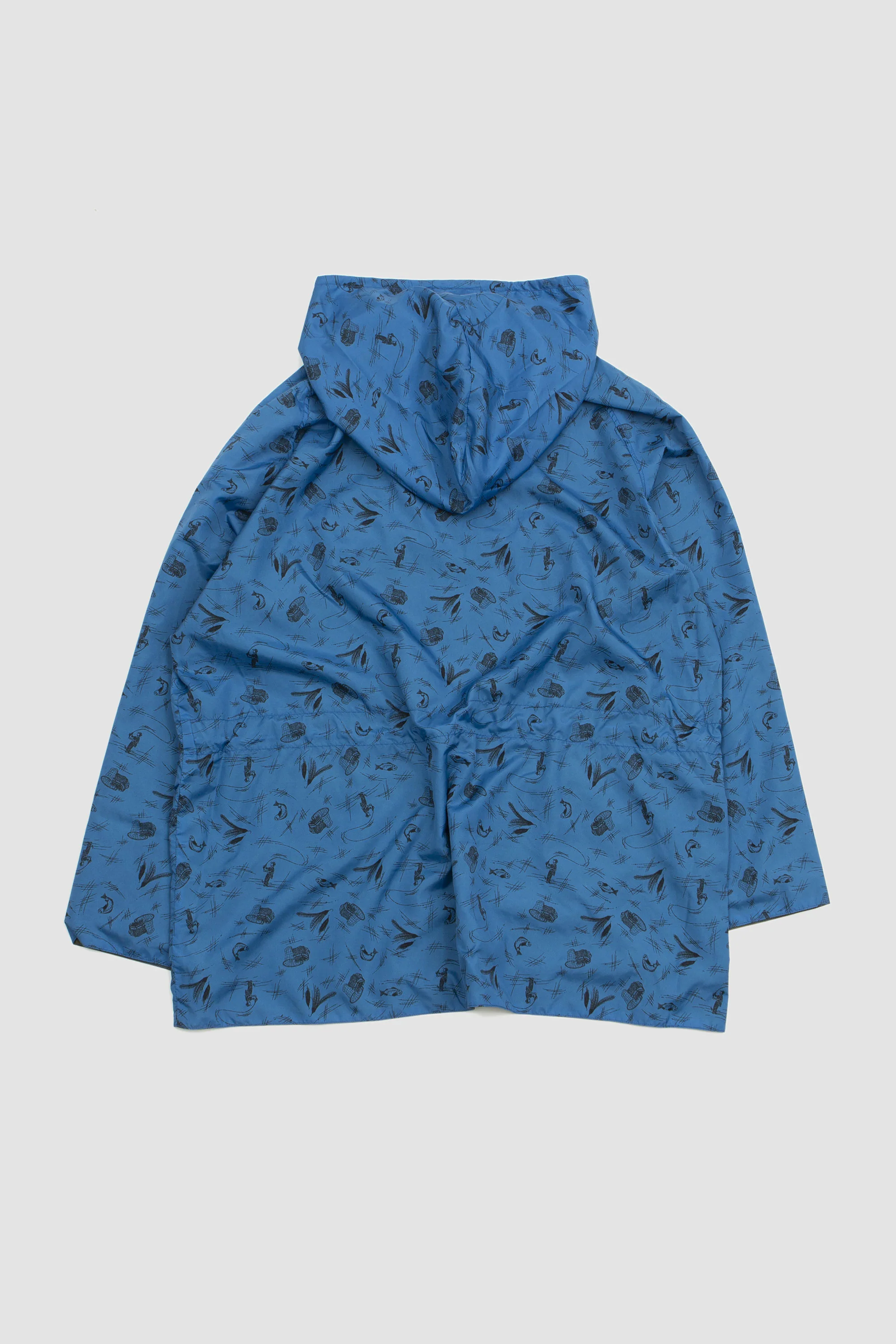 Nylon Print Eurosport Anorak Blue - Image 5