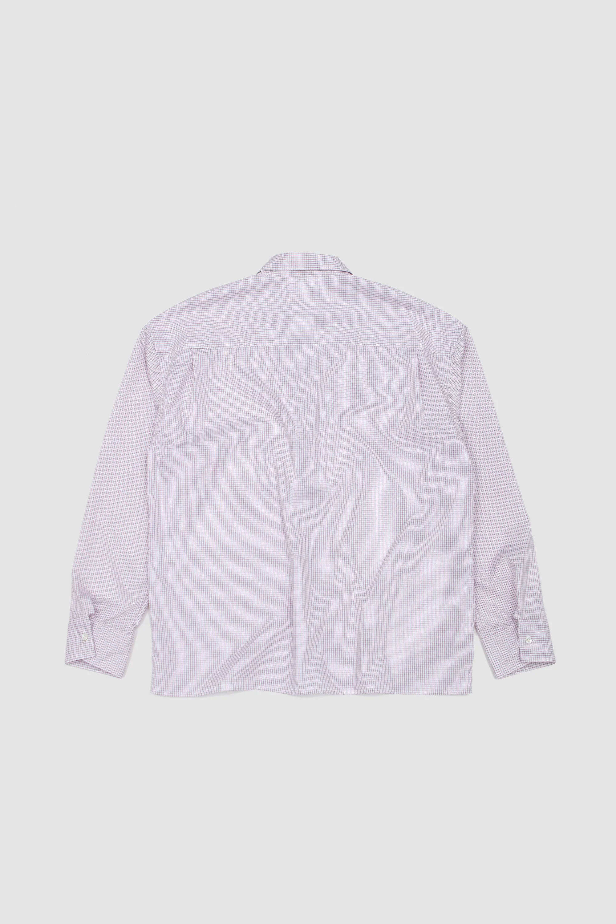 Sleepy Shirt Luxor Maroon Check - Image 5