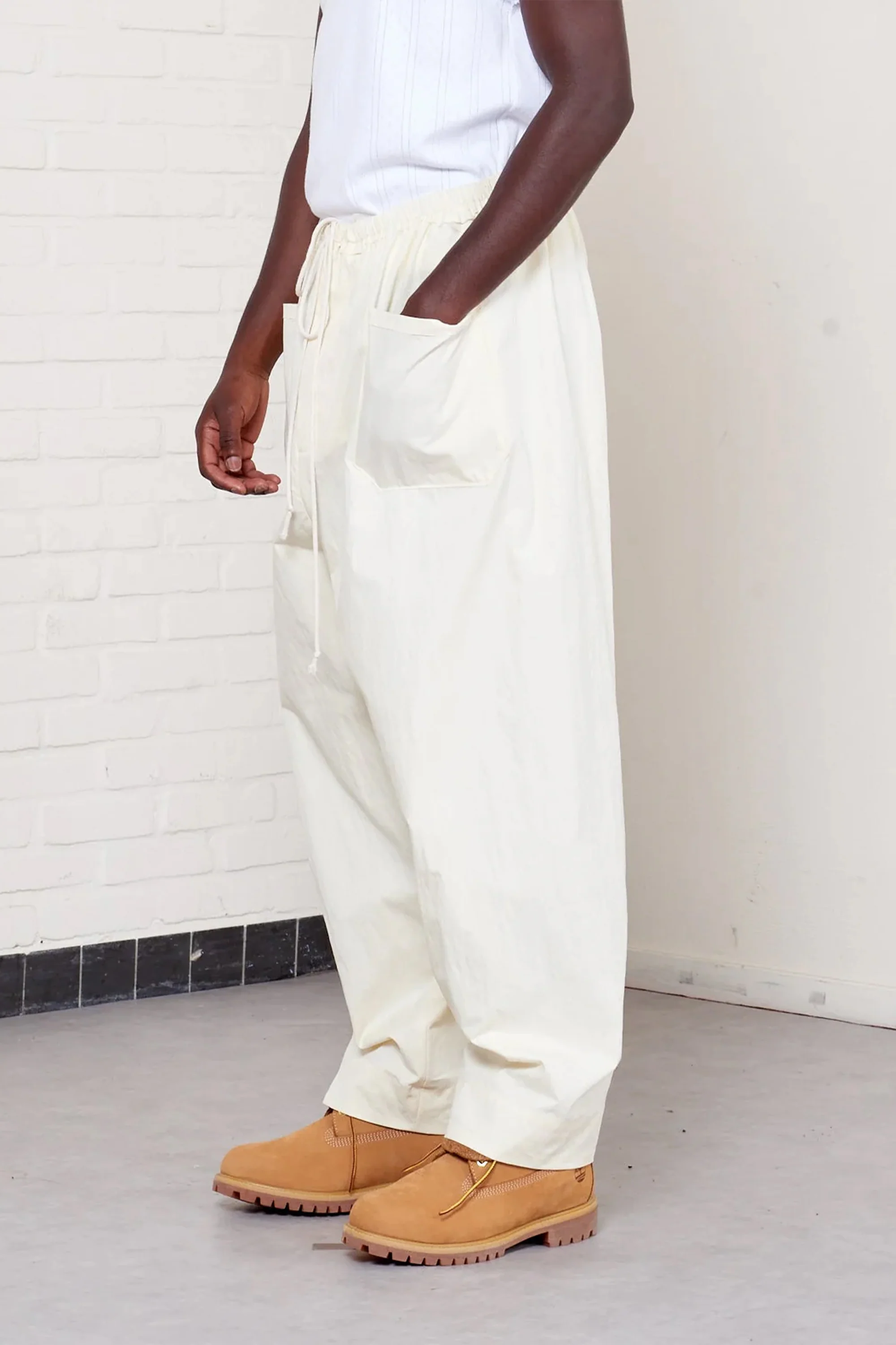 Simple Pants Light Yellow - Image 7