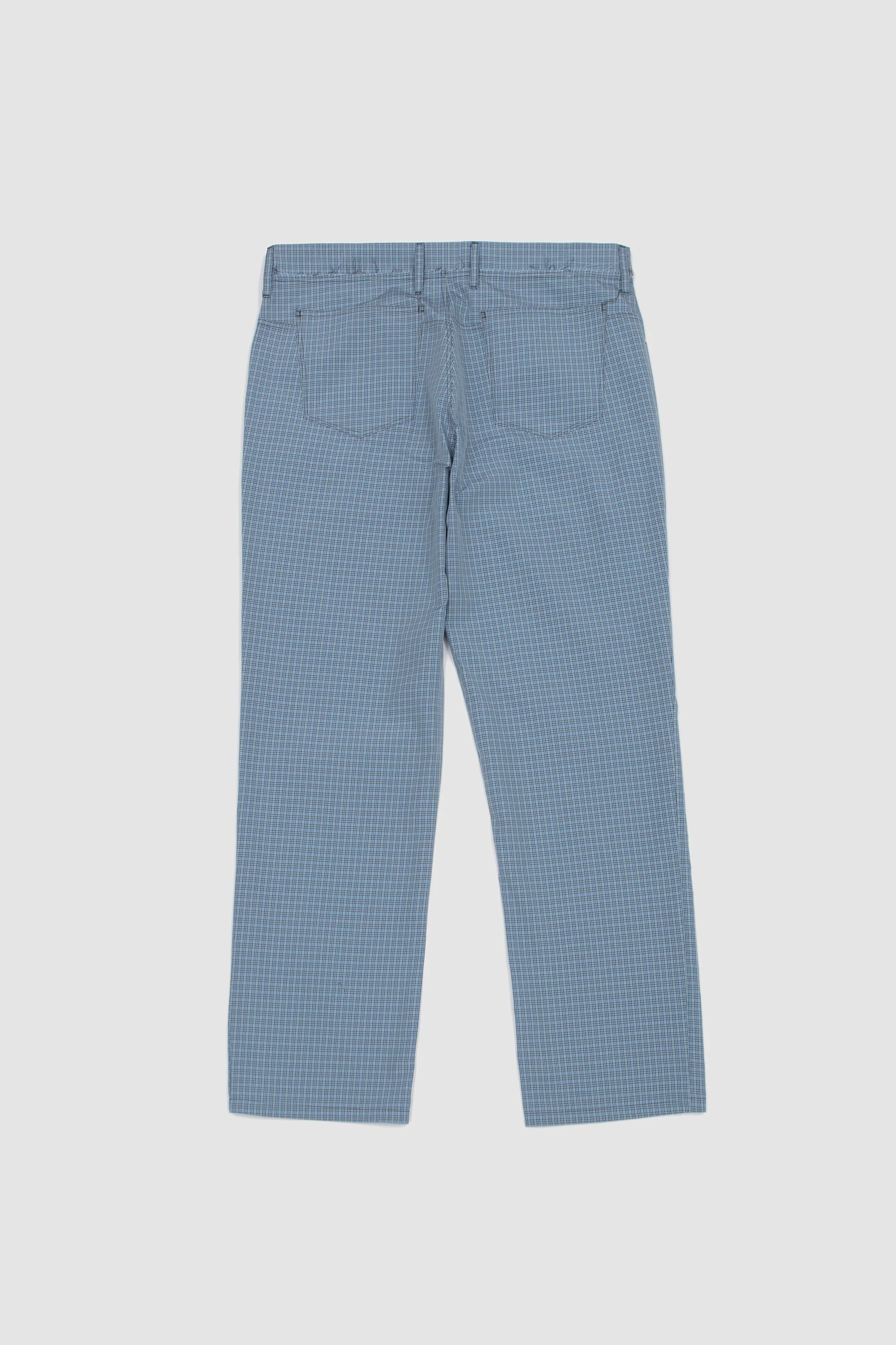 Slim Slack Blue/ Grey/ White Check - Image 5