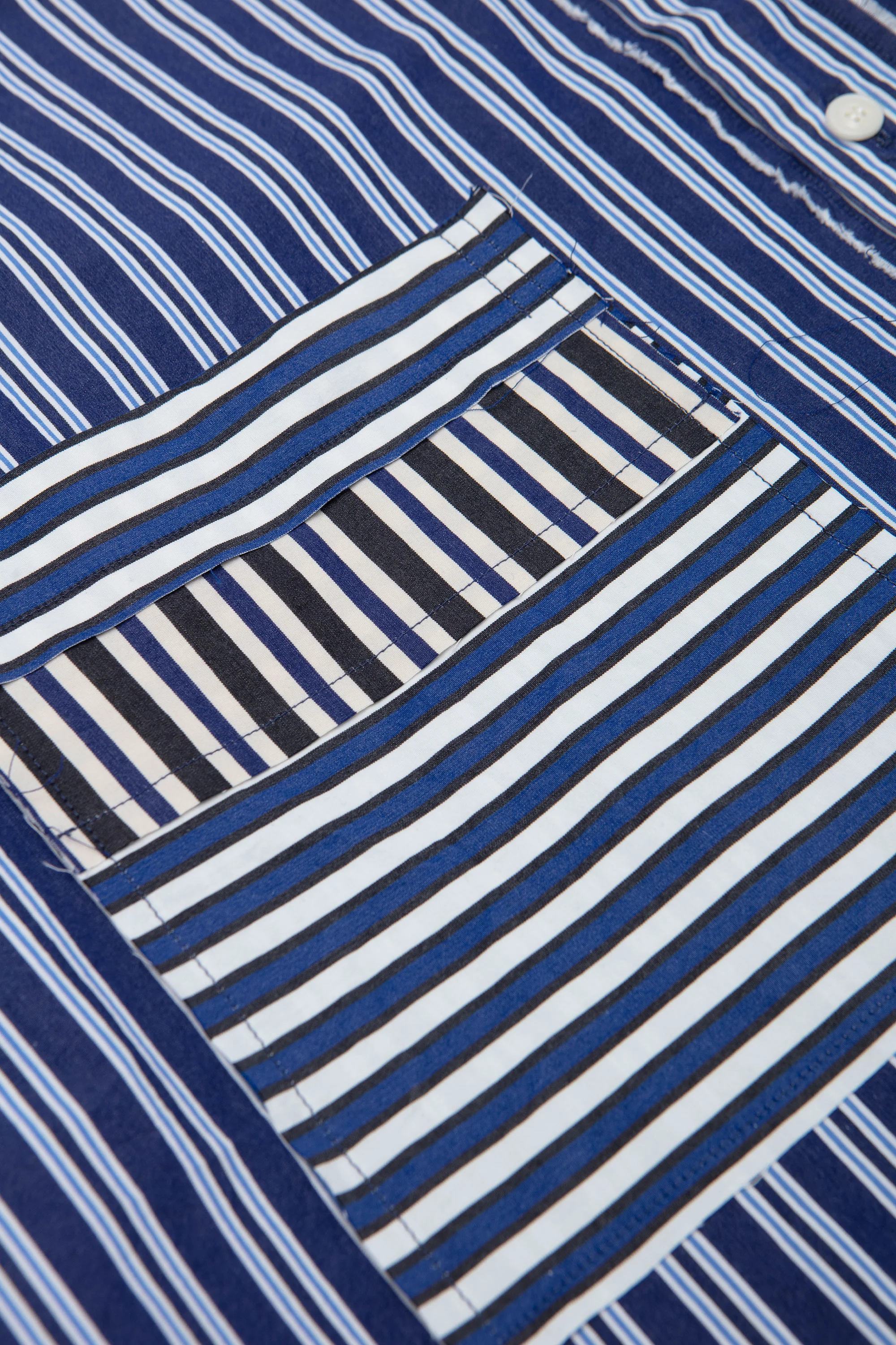 Hamnet Rawedge Shirt Paper Cot Stripe As Is - Image 4