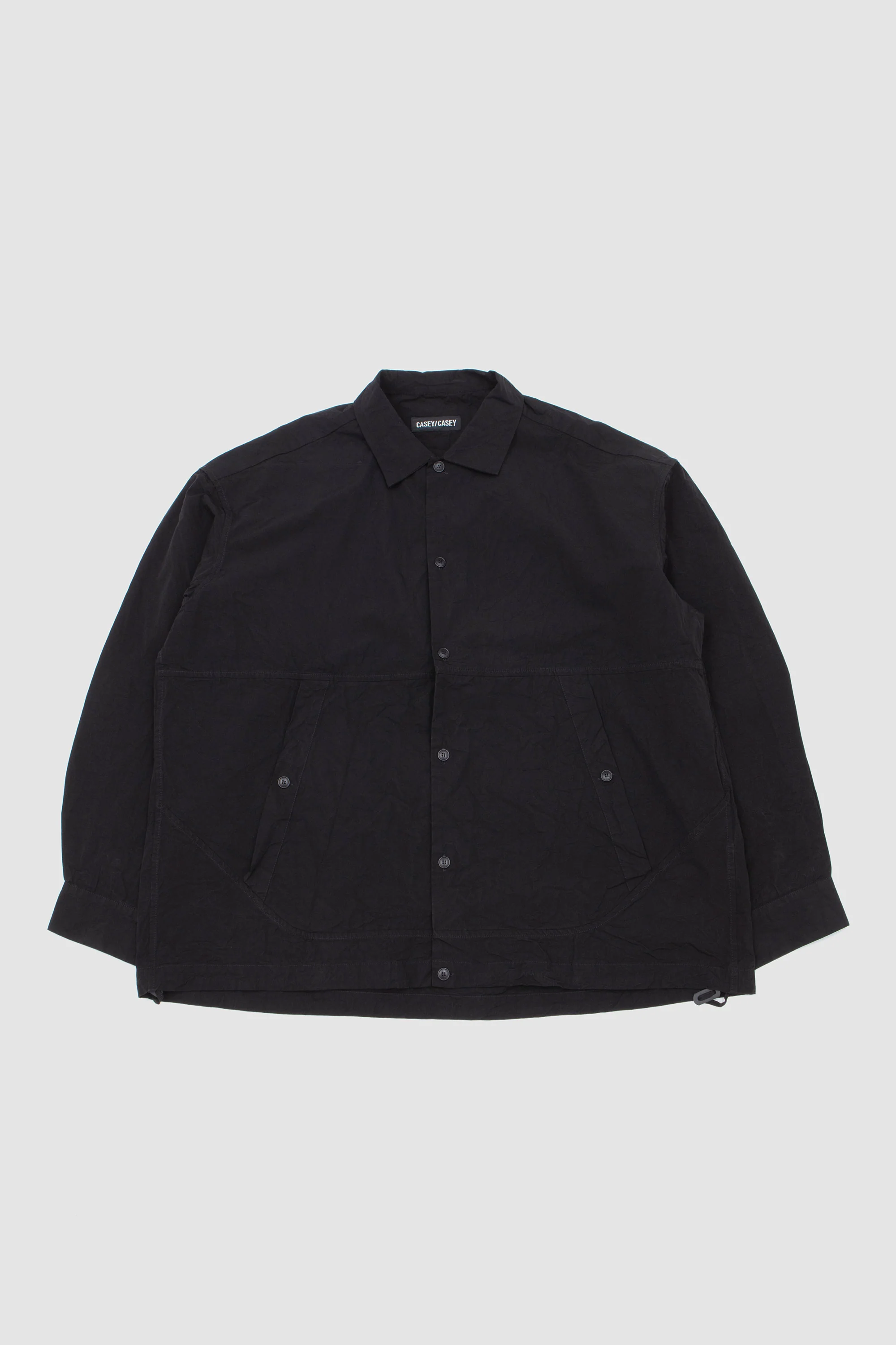 Mika Shirt Paper Cot Pitch Black - Image 2