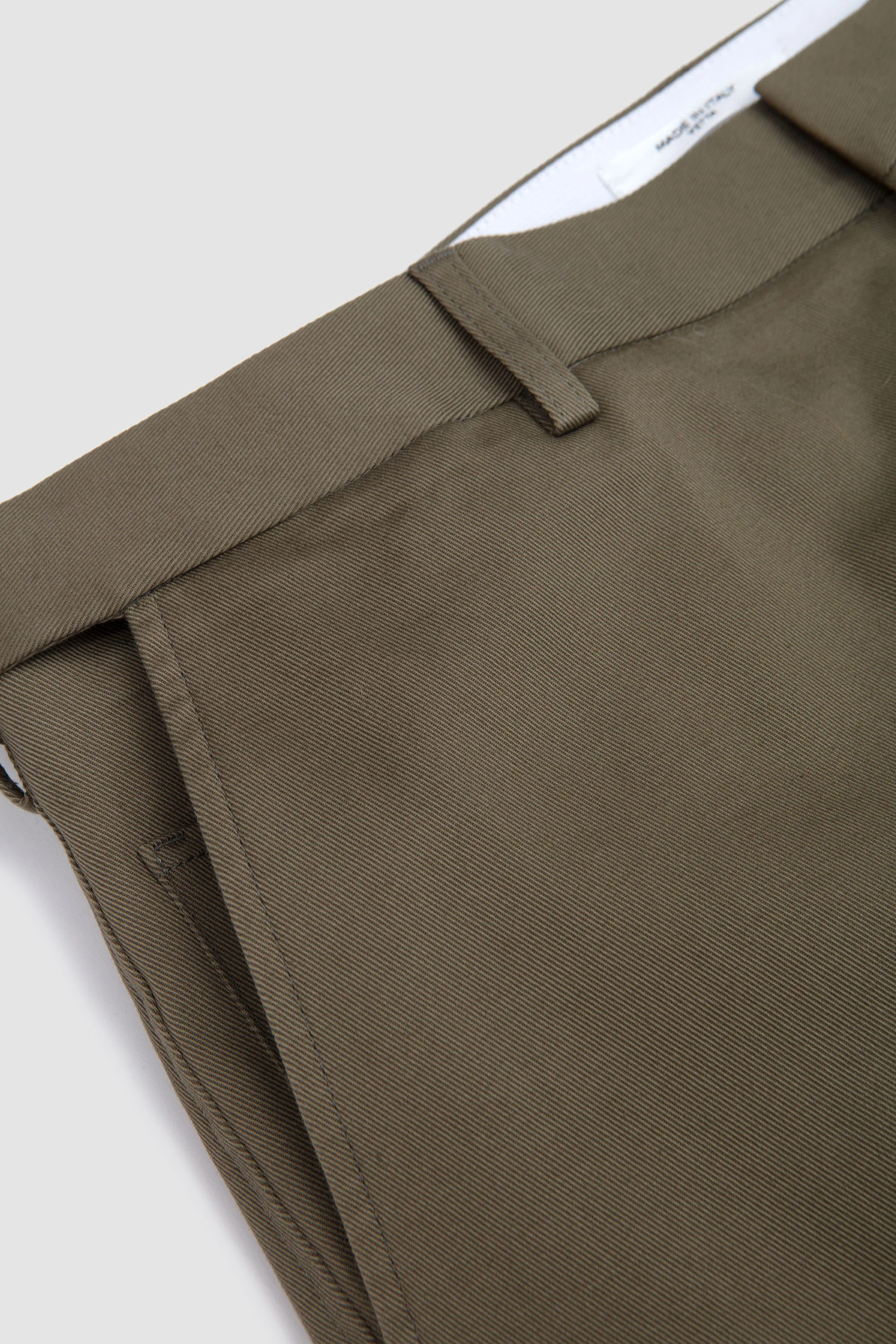 Leone Cotton Pants Verde Bottiglia - Image 3