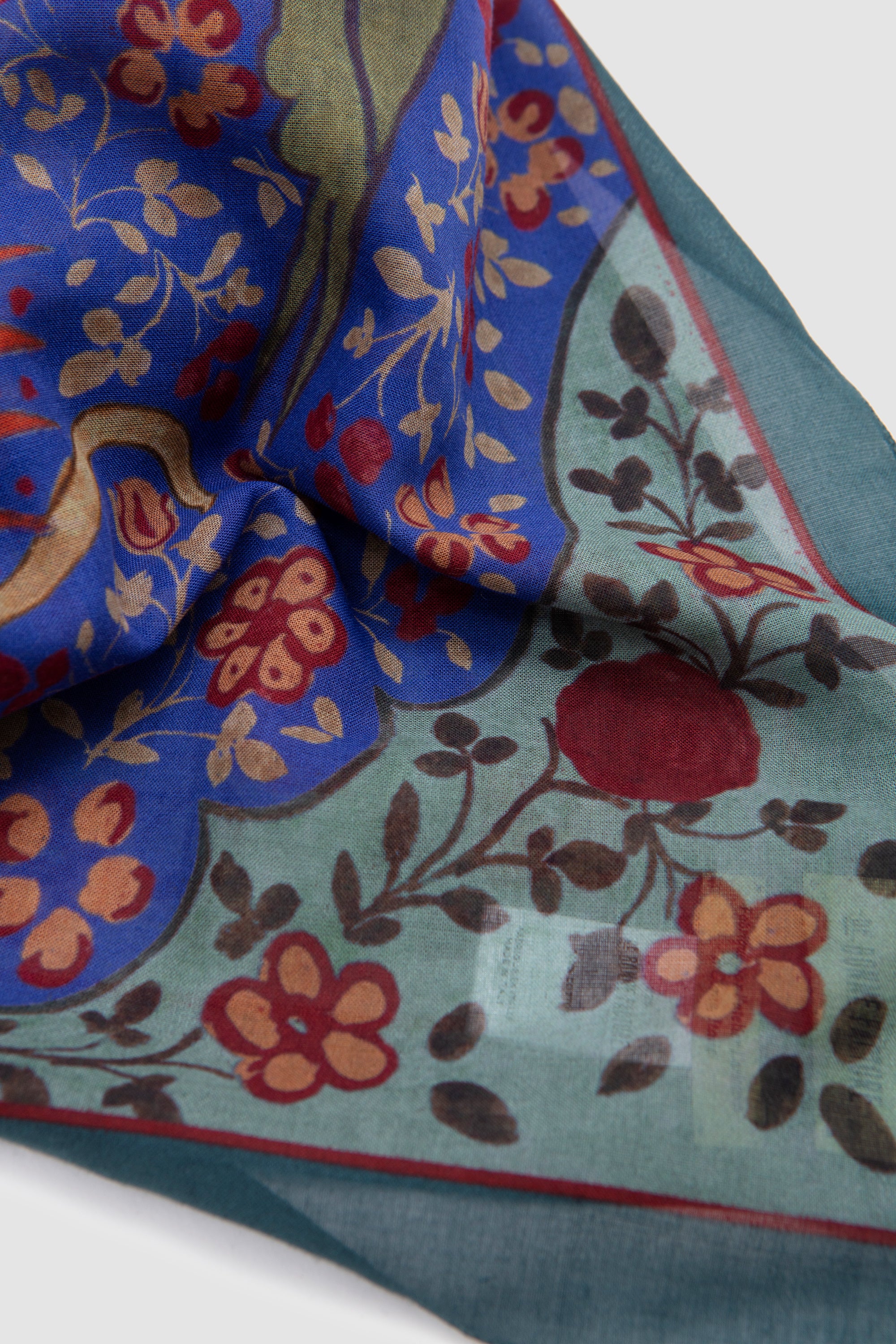 Bandana Ispahan Folk Pattern Blue - Image 5