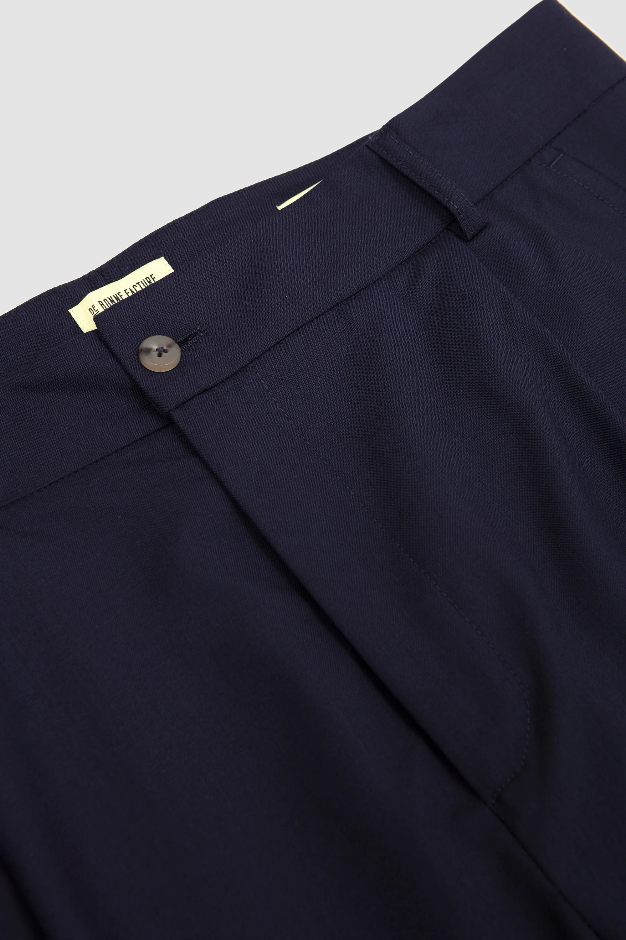 Grandad Trousers Navy - Image 3