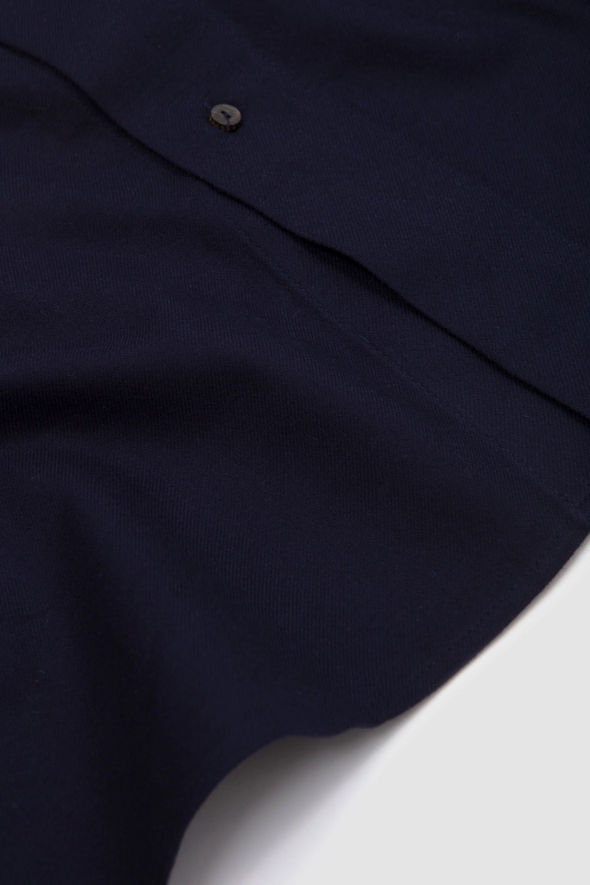 Light Flannel Relaxed Shirt Navy - Image 4