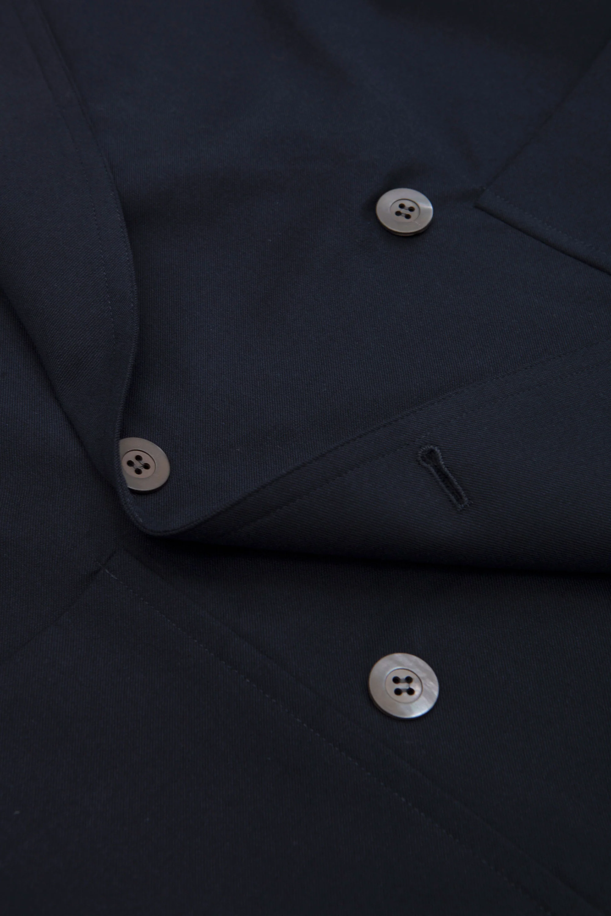Caplans Blazer Shirt Navy - Image 4