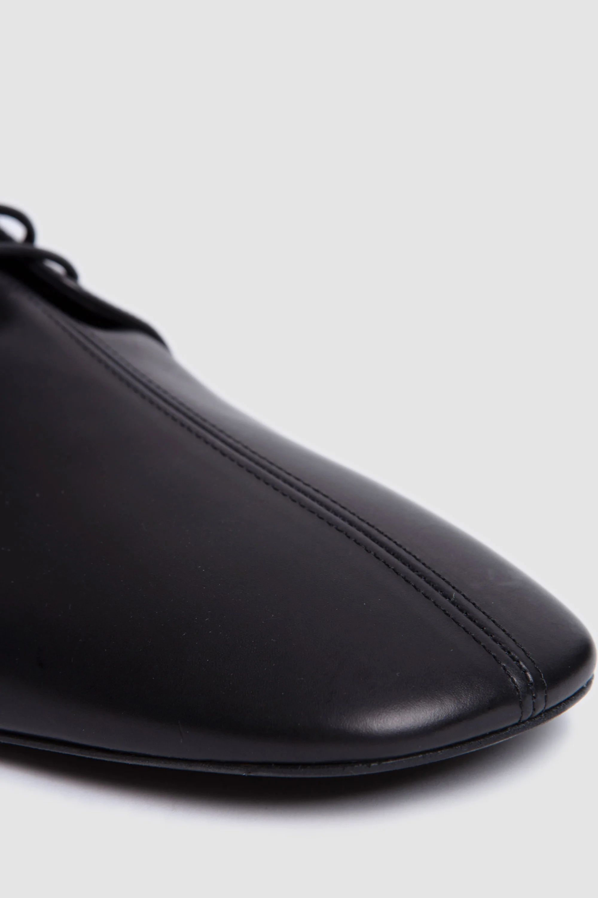Leather Oxford Shoes Black - Image 6