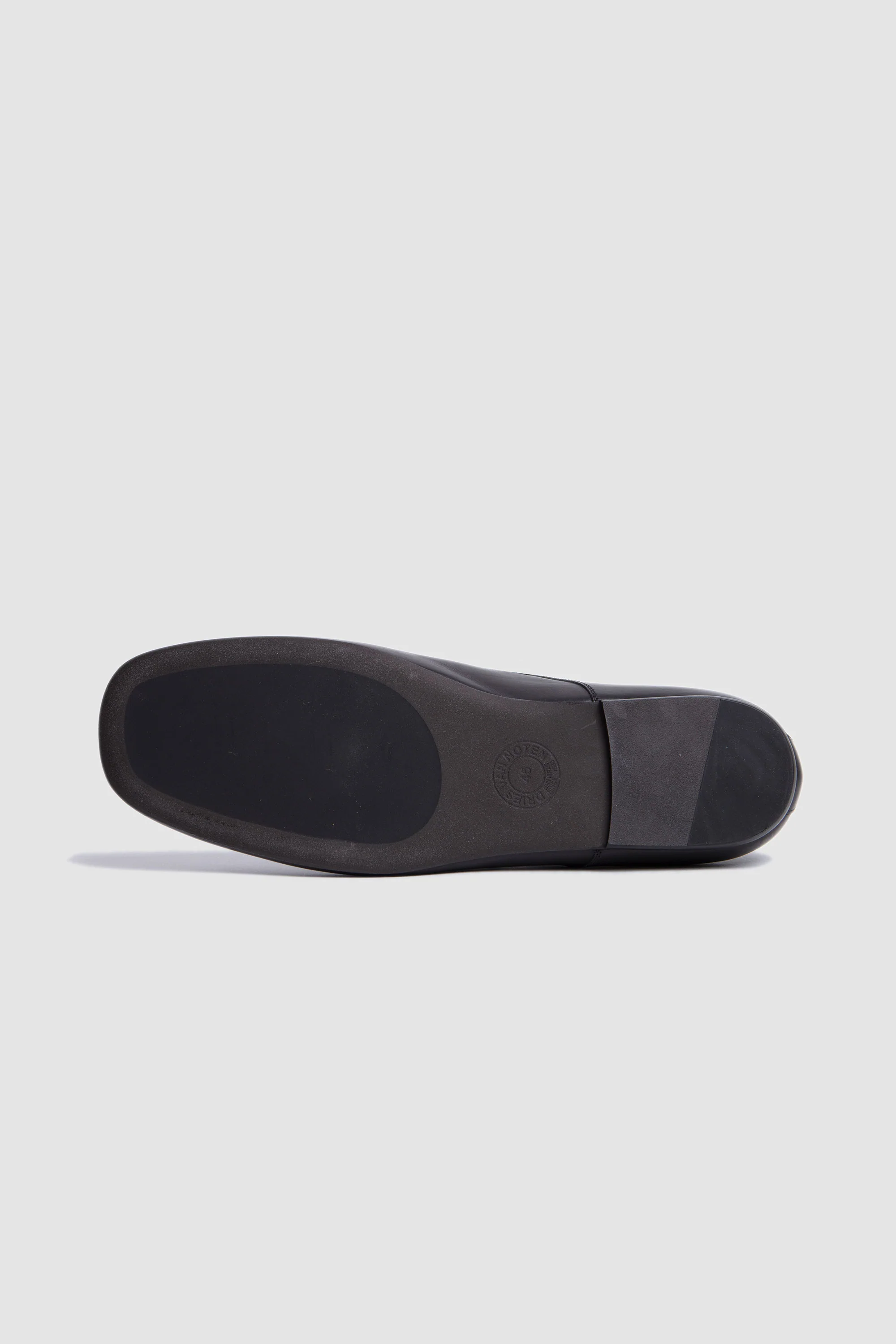 Leather Oxford Shoes Black - Image 9
