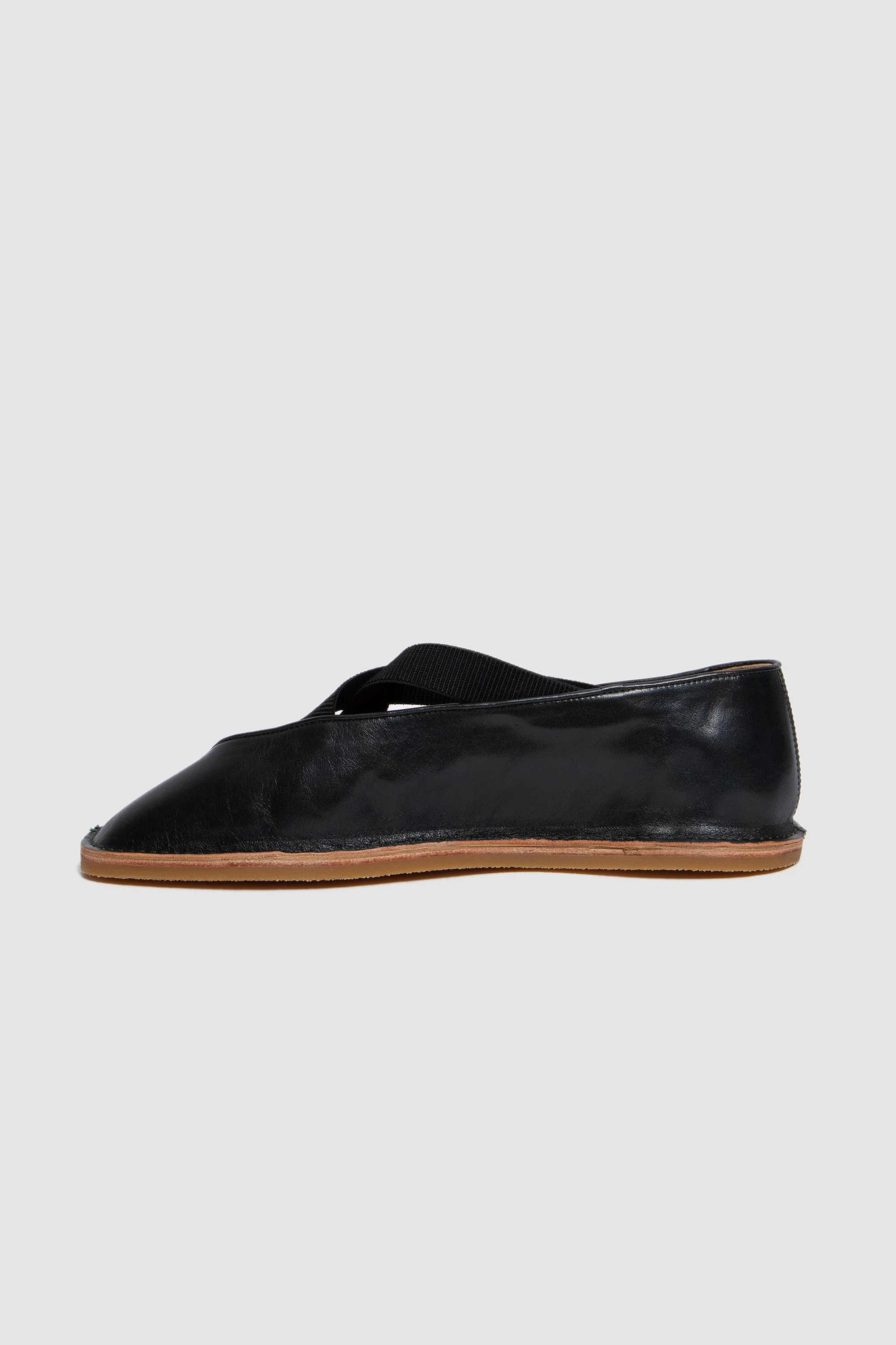Cross Band Ballerinas Dark Green - Image 5