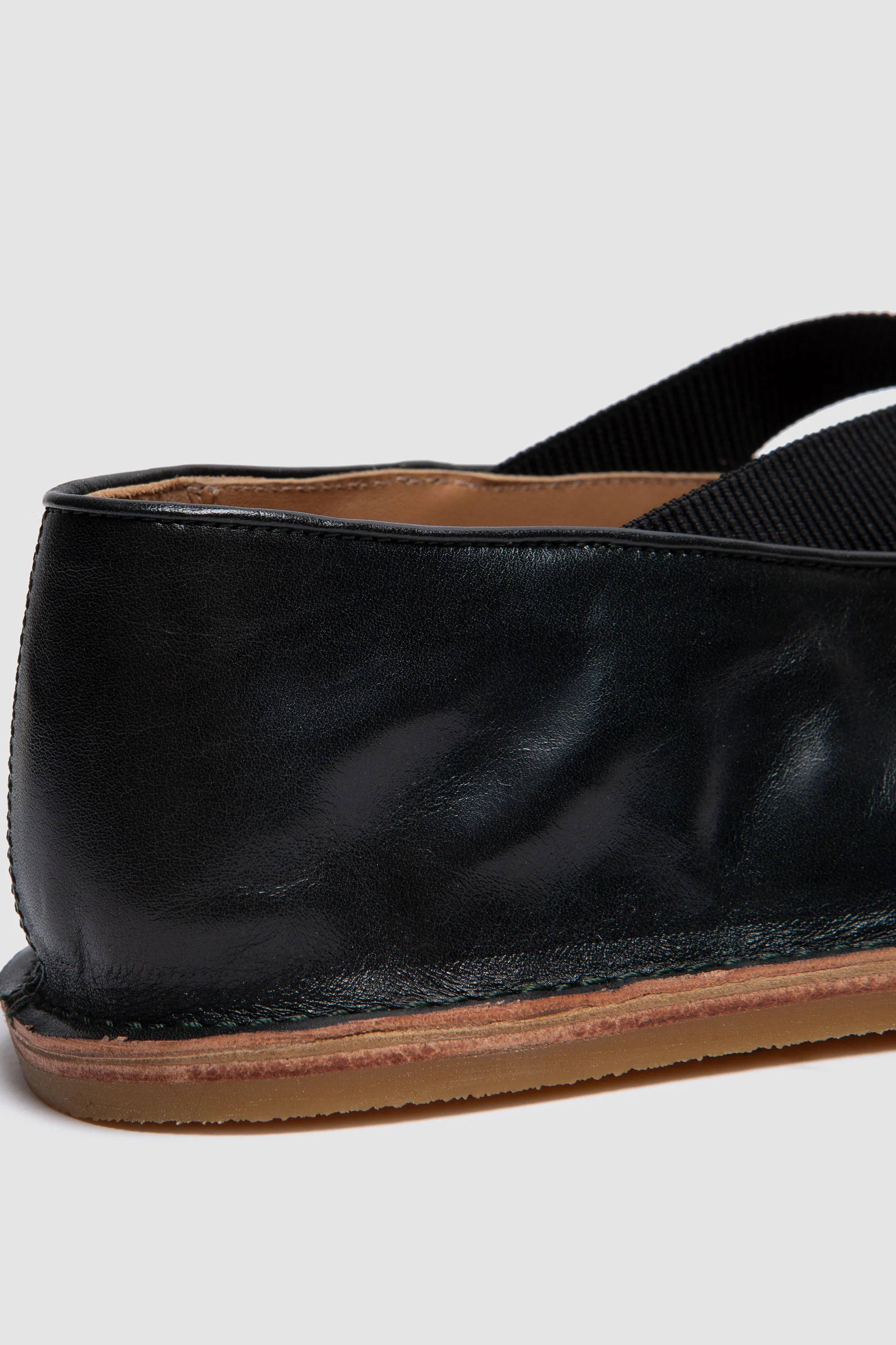 Cross Band Ballerinas Dark Green - Image 7