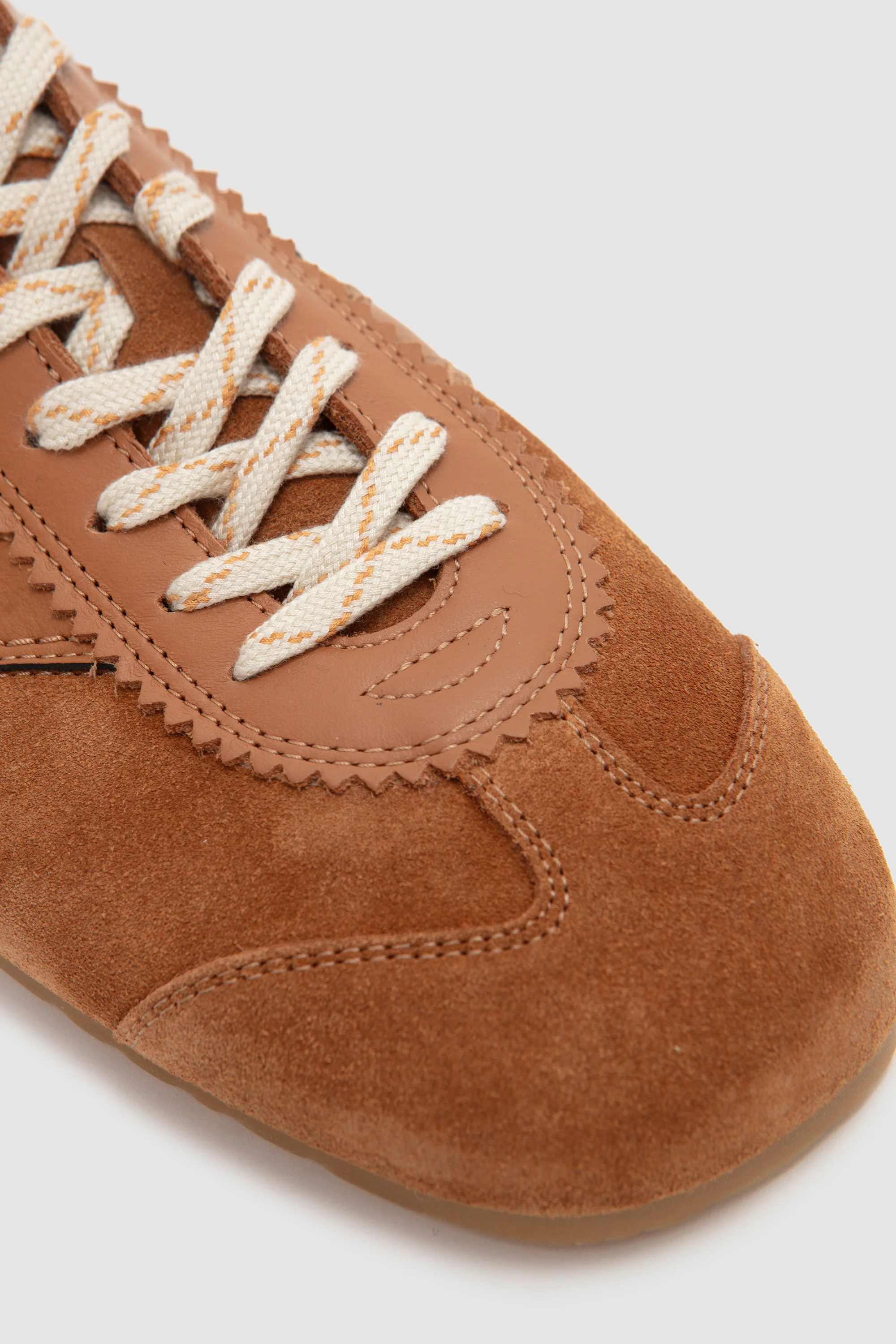 Suede Sneakers Tan - Image 6