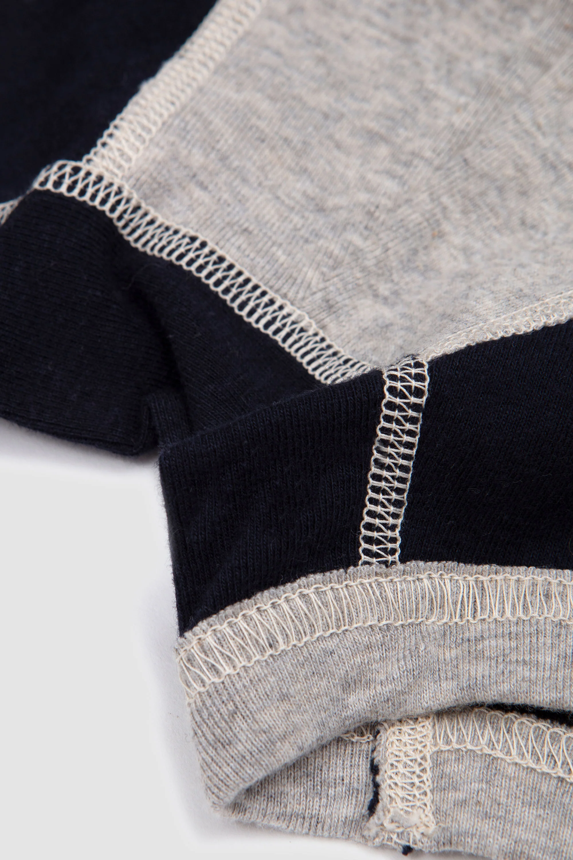 John Boxer Light Melange/ Black Navy - Image 4