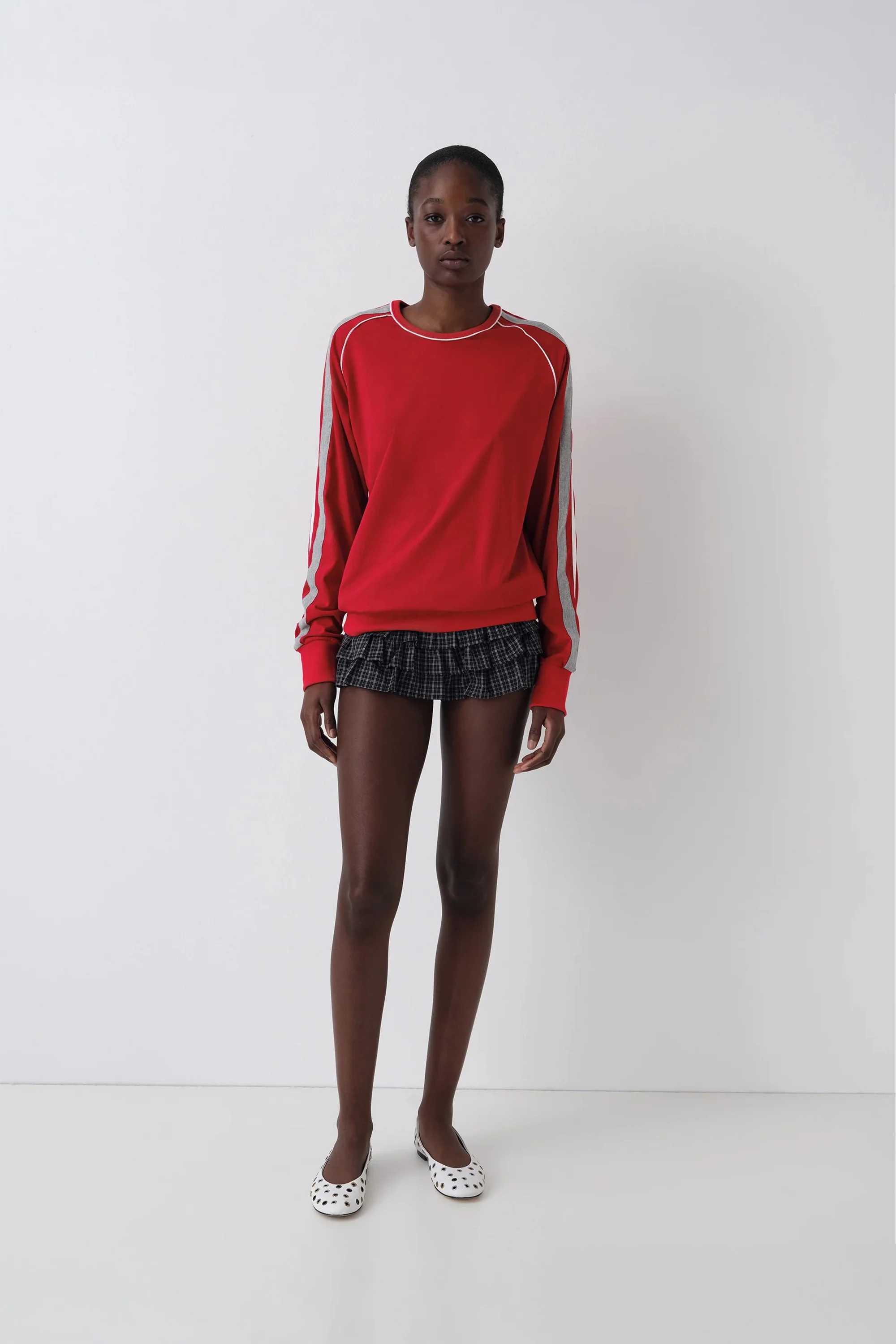 Killian LS T-Shirt Red - Image 3