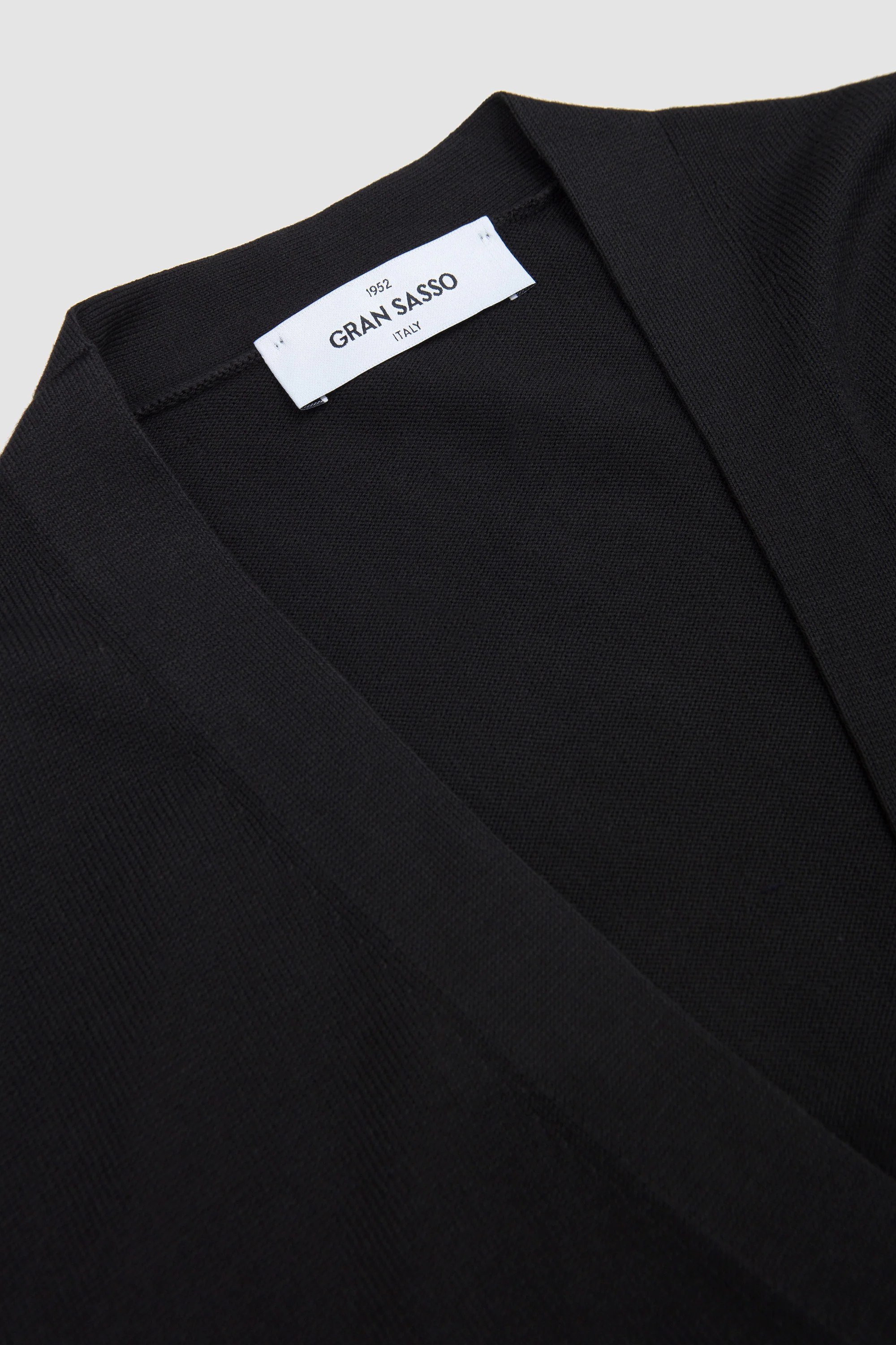 Egyption Cotton Cardigan Black - Image 3