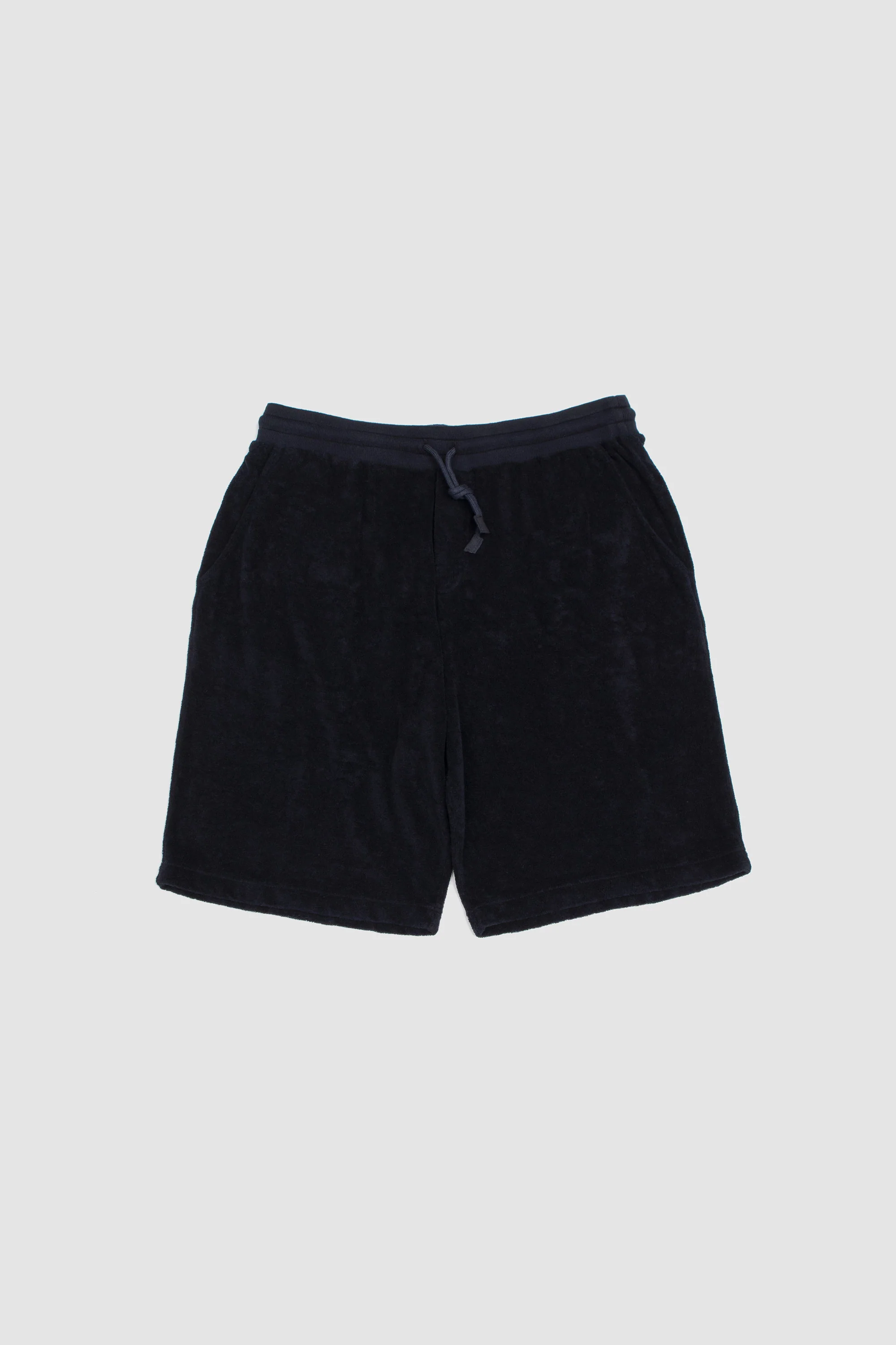 Towel Fleece Half-Zip Polo & Shorts Navy - Image 3