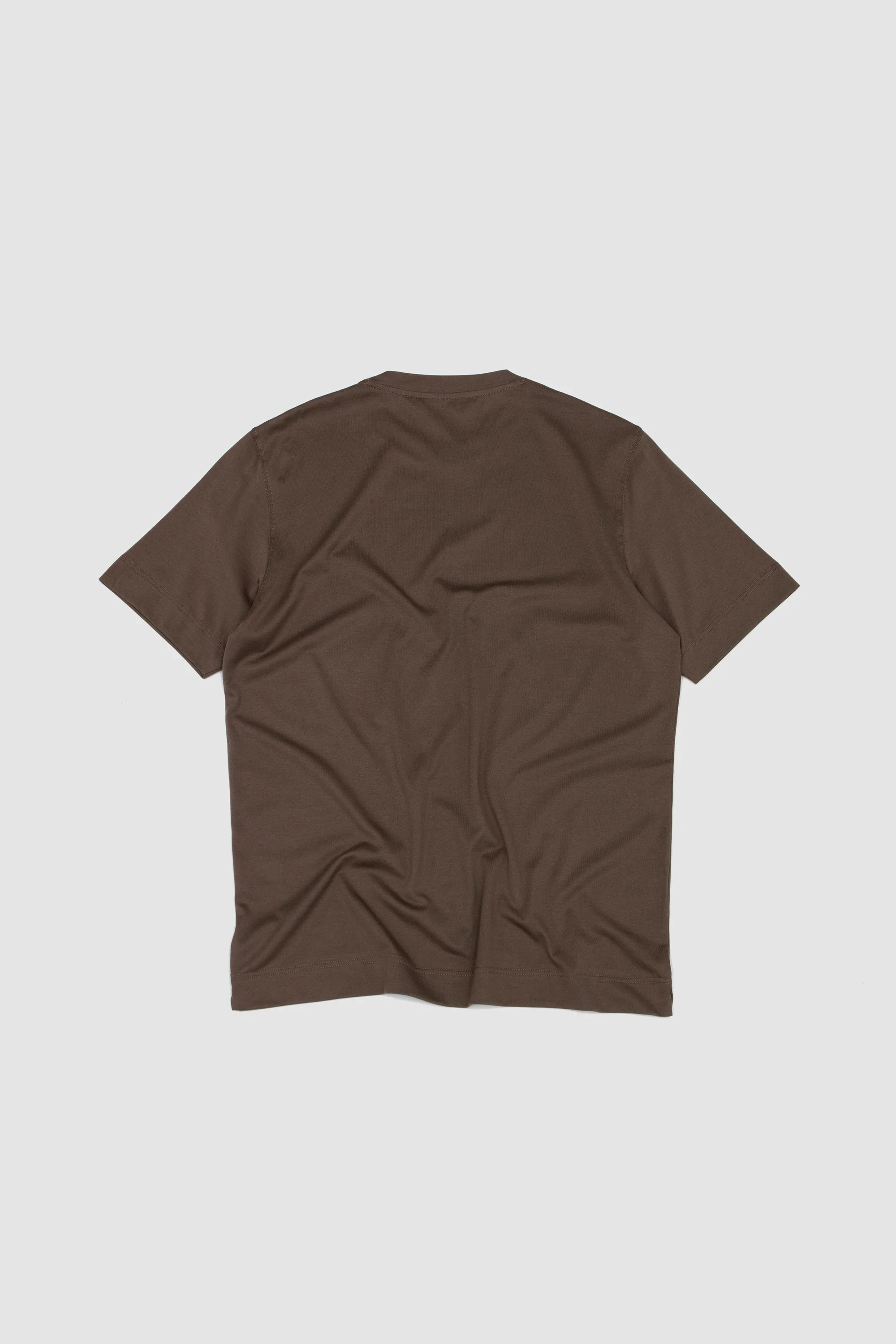 Crew Neck T-Shirt Khaki - Image 5
