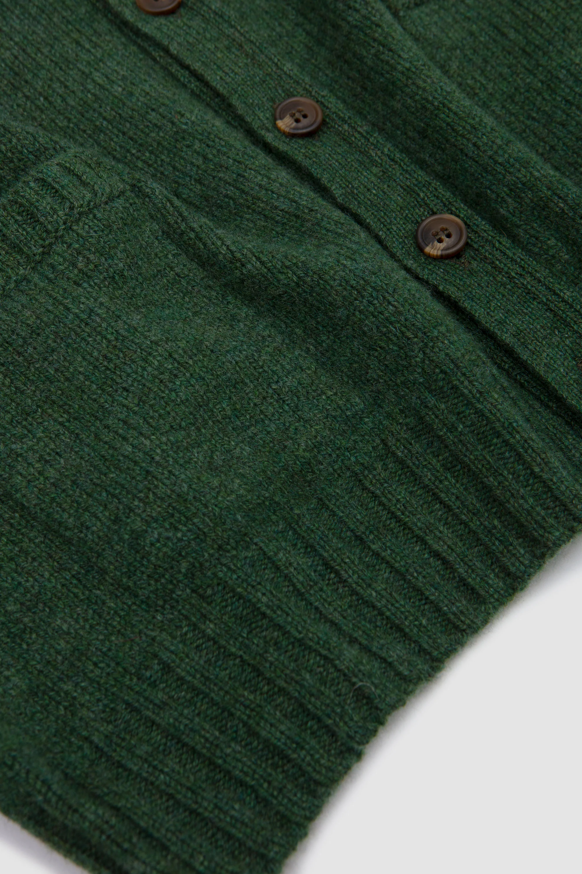 Saddle Shoulder V Cardigan W/ Pockets Serpentine - Image 4