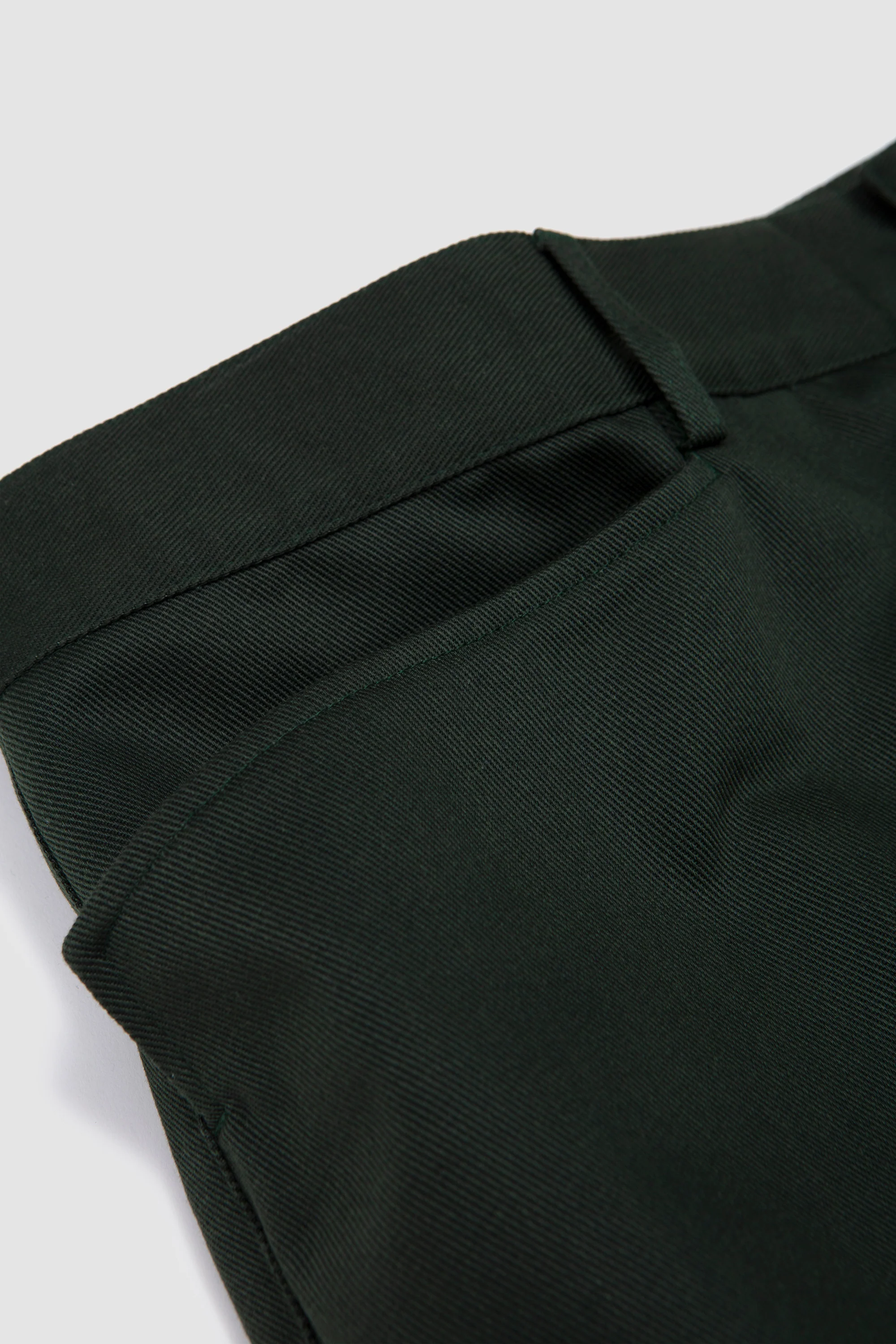 Flared Trousers Bottle Green - Image 3