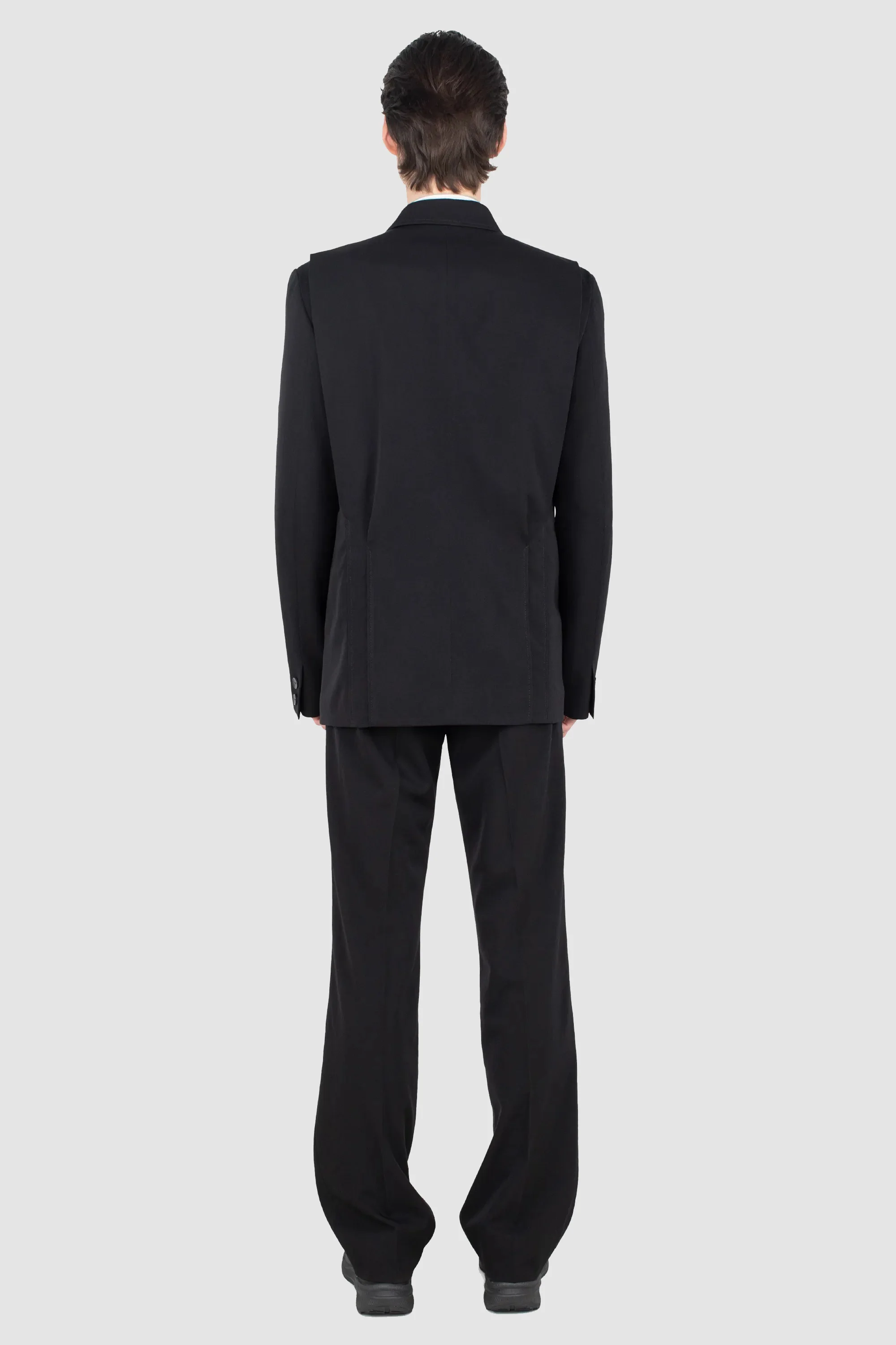 Csomor Tailored Jacket Deep Black - Image 5