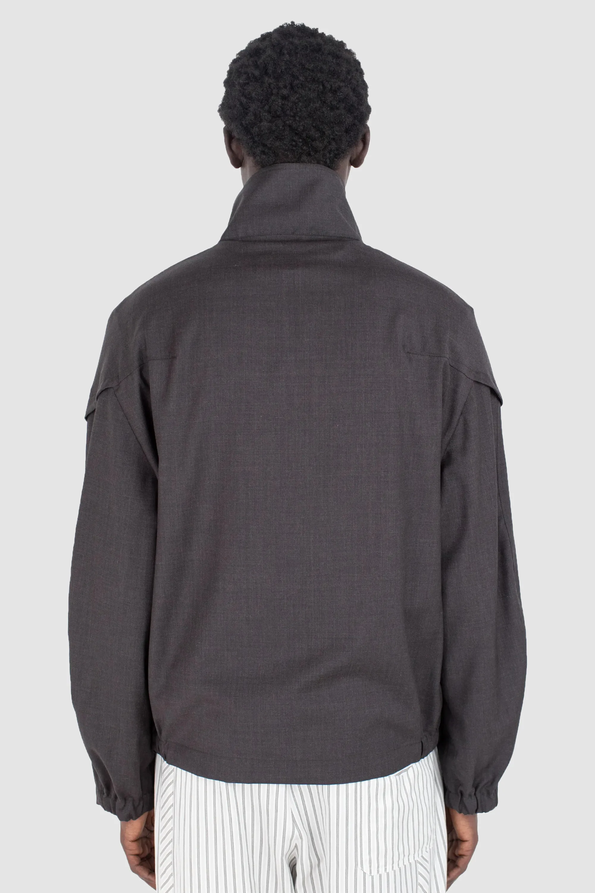 Farkas Pullover Jacket Umber Brown - Image 6