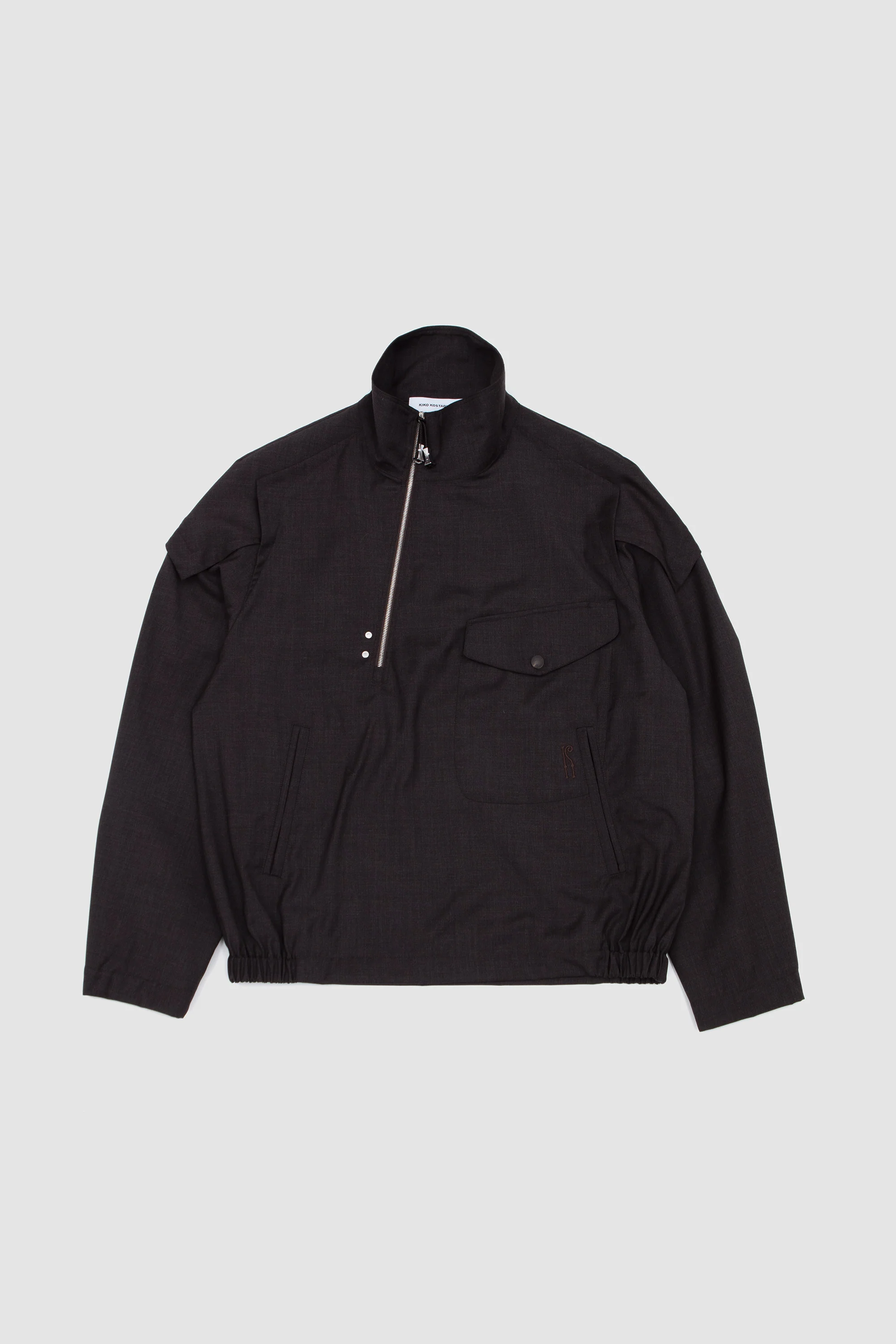 Farkas Pullover Jacket Umber Brown - Image 7
