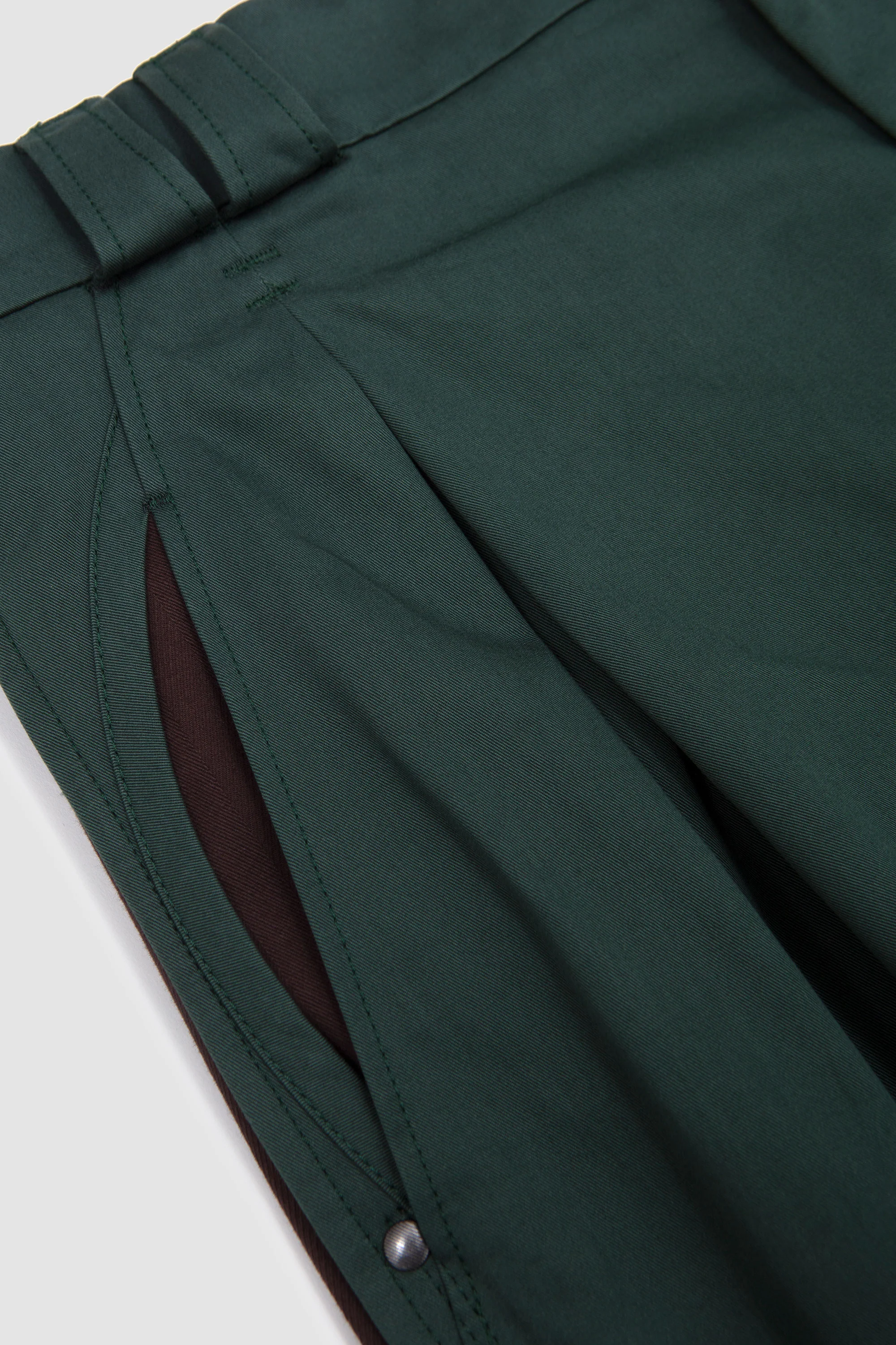 Halics Trouser Spruce Green/ Wood Brown - Image 3