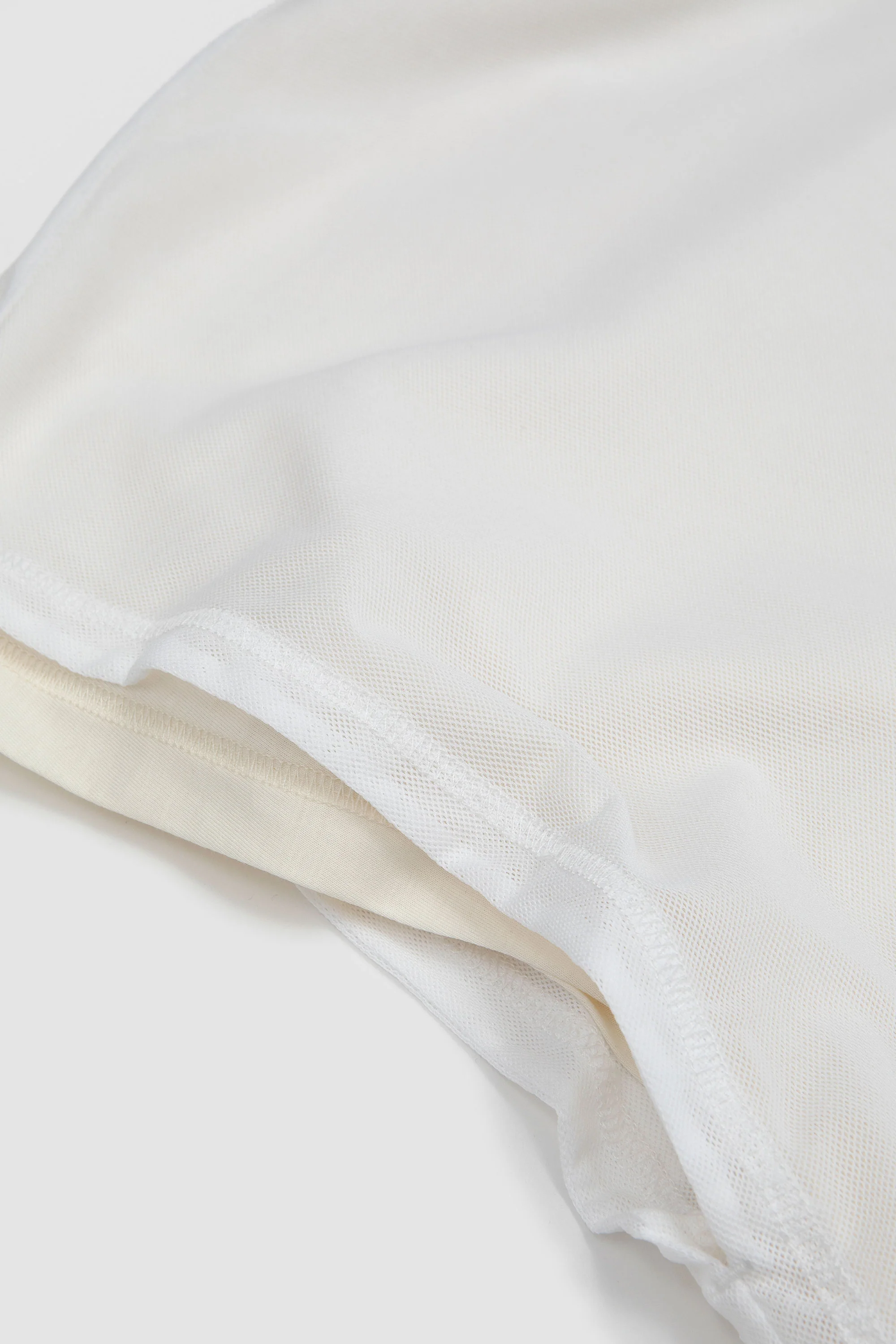 Inex Mesh Sleeveless Top Off White/ White - Image 4
