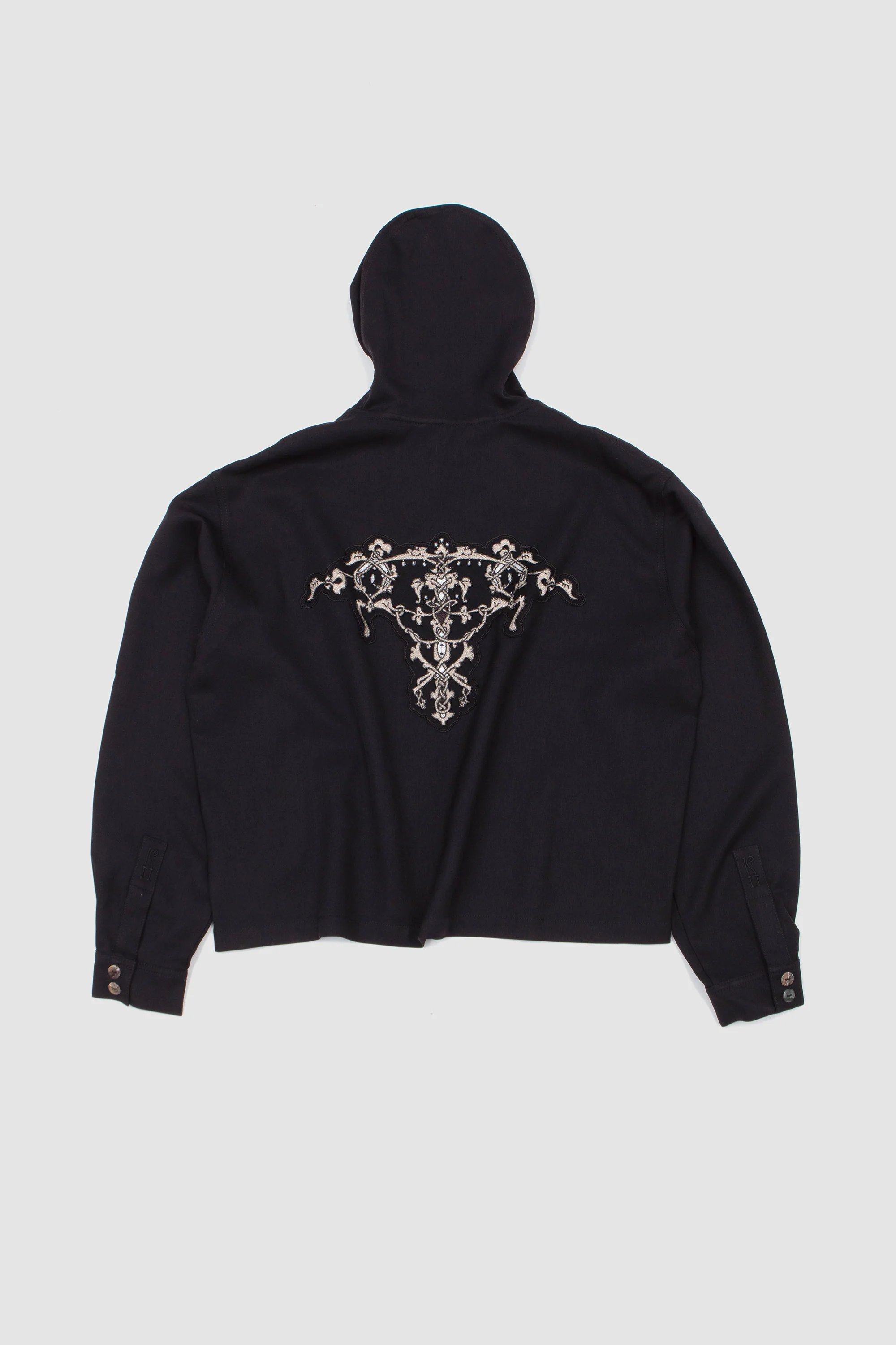 Slatina Hooded Top LS Coal Black - Image 3