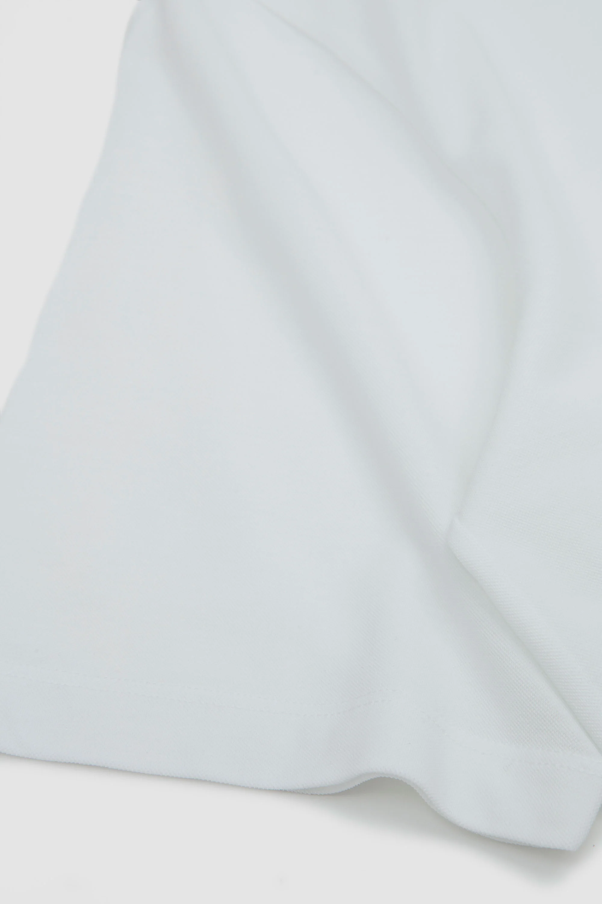 Pique Two Button Polo White - Image 4