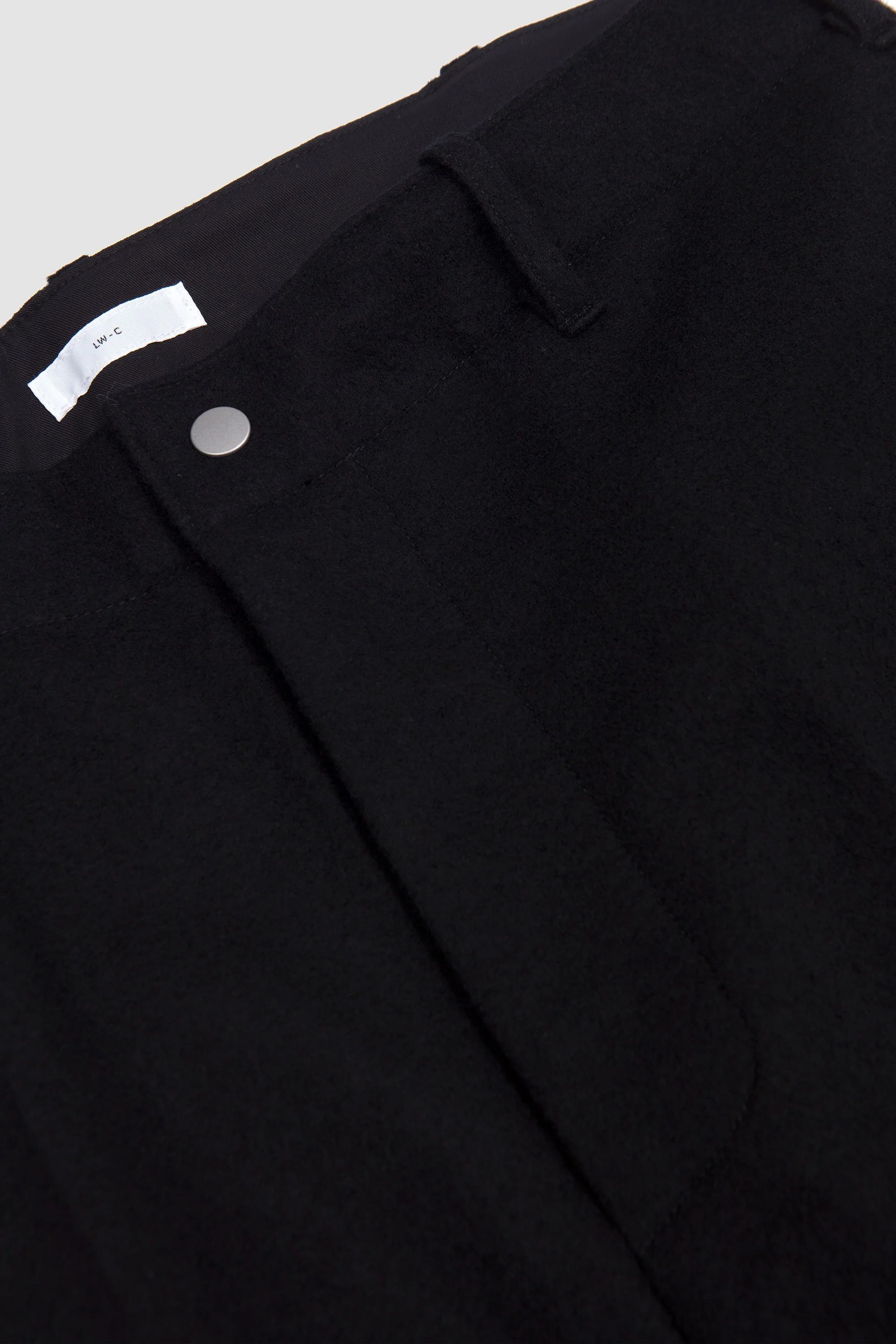 Wool Jersey Pant Black - Image 3