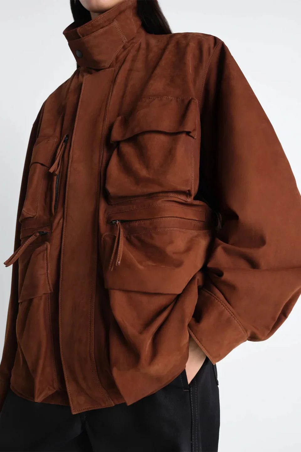 Reporter Jacket Cigar - Image 10
