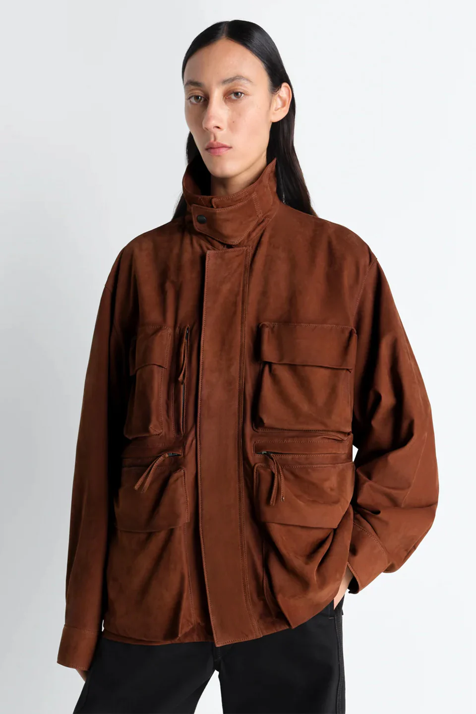 Reporter Jacket Cigar - Image 4
